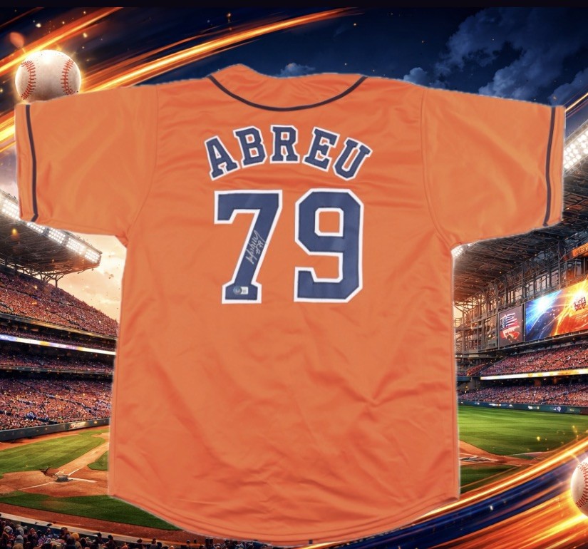 Jose Abreu Signed Jersey Autographed Jersey Custom - Beckett COA Houston Astros Jose Abreu Signed Jersey Autographed Jersey Custom - Beckett COA Houston Astros