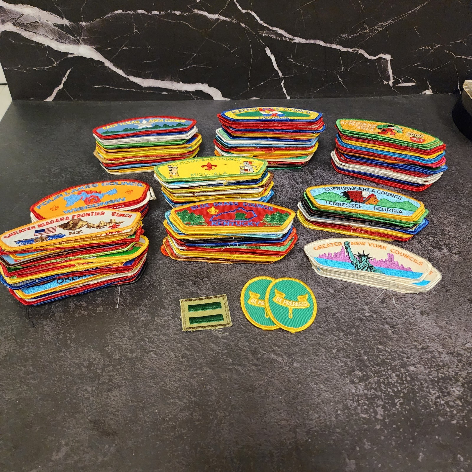 Vintage Boy Scouts Of America Shoulder Patch Lot Of 173 Patches
