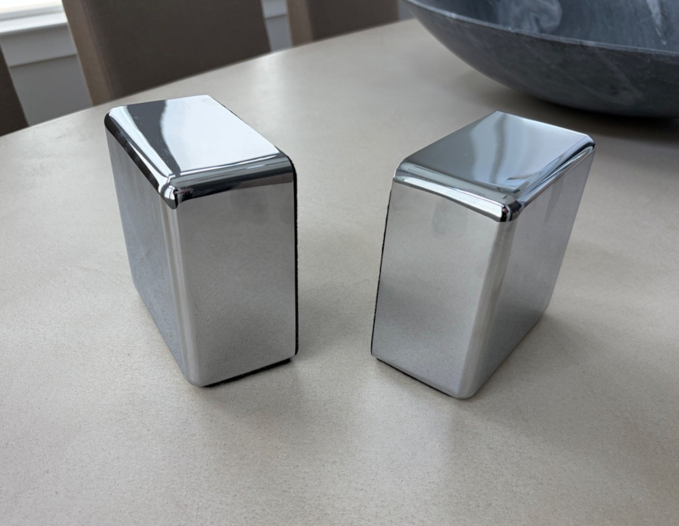 MCM METCOR Manufacturing Pair of Heavy Chrome 5 MCM METCOR Manufacturing Pair of Heavy Chrome 5