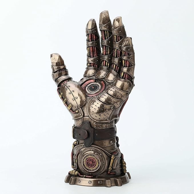 Cold Cast Bronze Steampunk Gauntlet Of Goodwill Home Decor Figurine Collection Cold Cast Bronze Steampunk Gauntlet Of Goodwill Home Decor Figurine Collection
