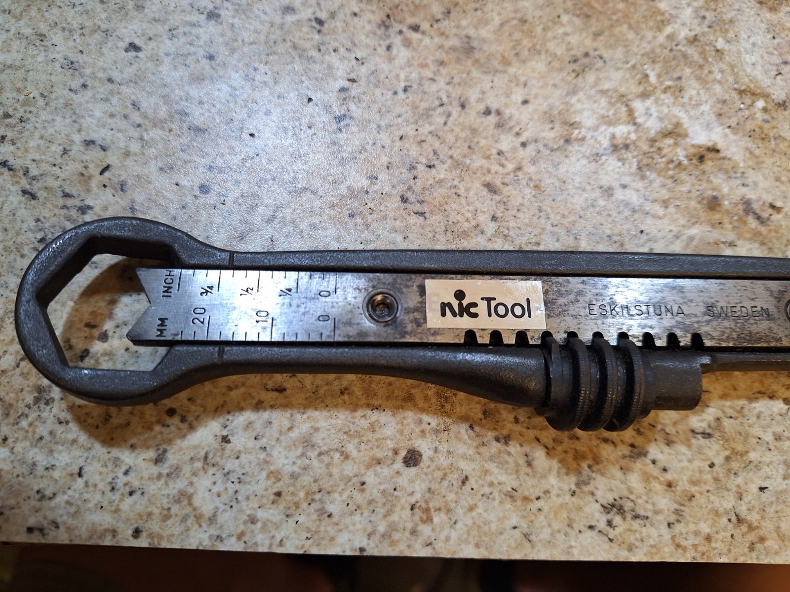 Rare Vintage ESKILSTUNA, Sweden NIC TOOL Double Ended Adjustable Wrench Rare Rare Vintage ESKILSTUNA, Sweden NIC TOOL Double Ended Adjustable Wrench Rare