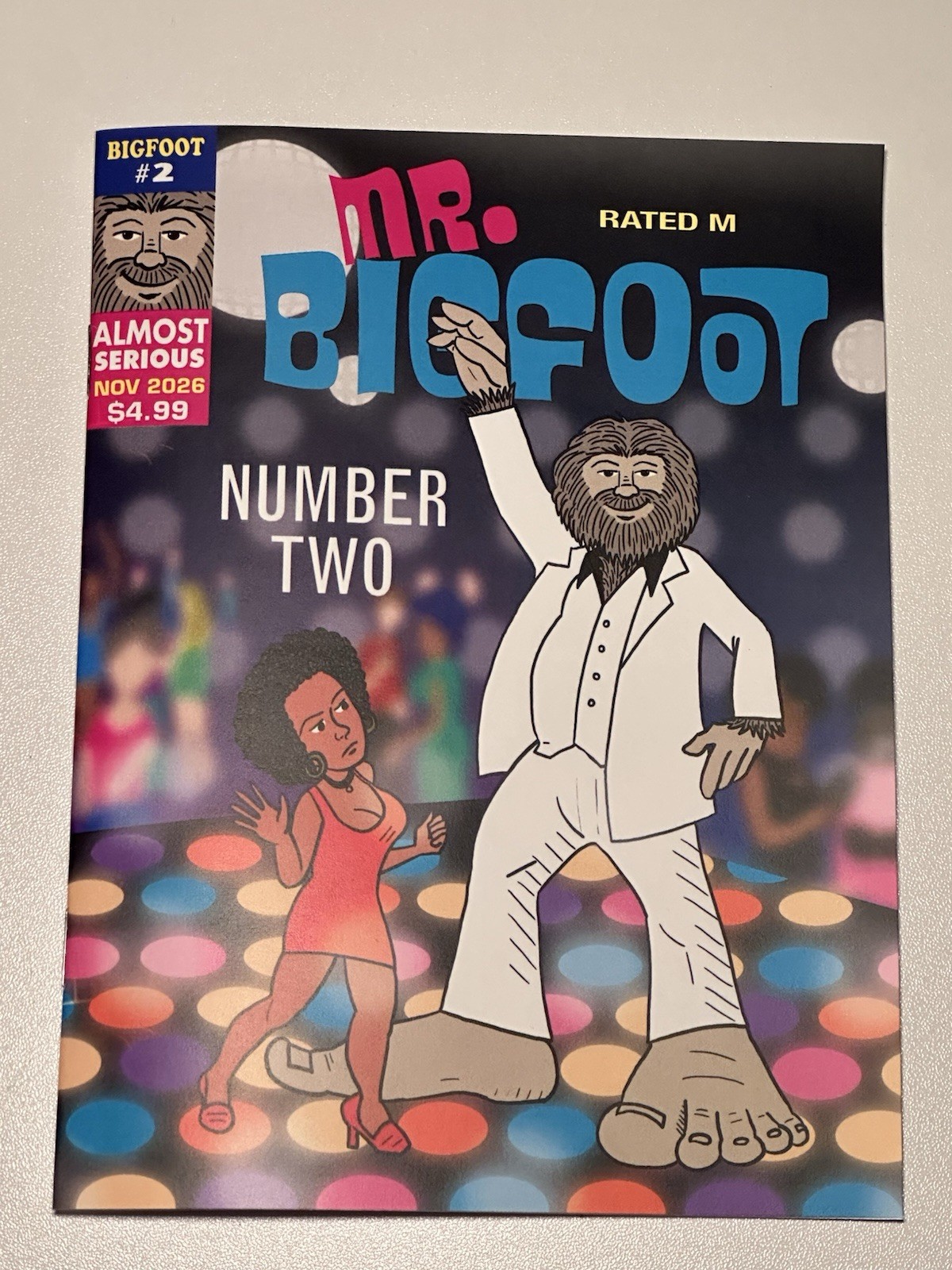Mini-Comic MR. BIGFOOT #2 (11/2026) indie, Hand-crafted, Limited, DIGEST SIZE Mini-Comic MR. BIGFOOT #2 (11/2026) indie, Hand-crafted, Limited, DIGEST SIZE