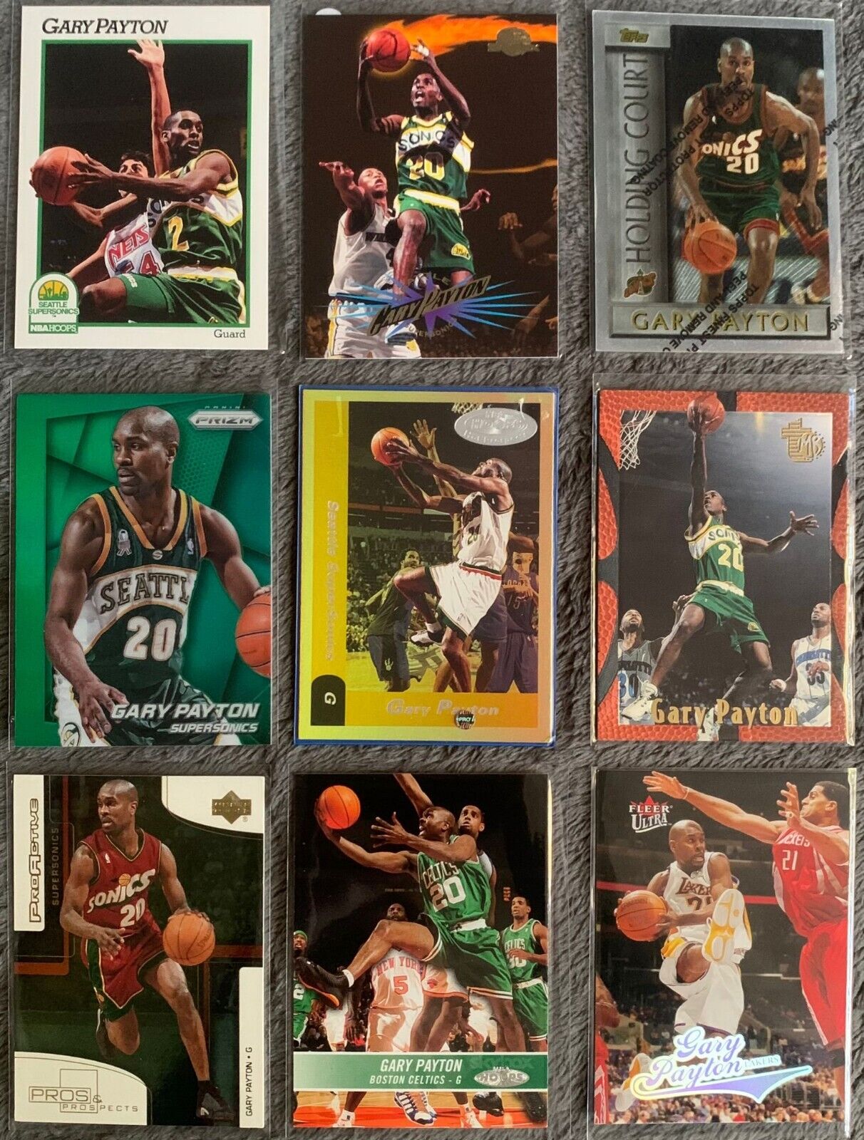 Gary PAYTON 108 Card Basketball HOF STARS❗Rare 90s 00s HUGE LOT NBA Auto Memo