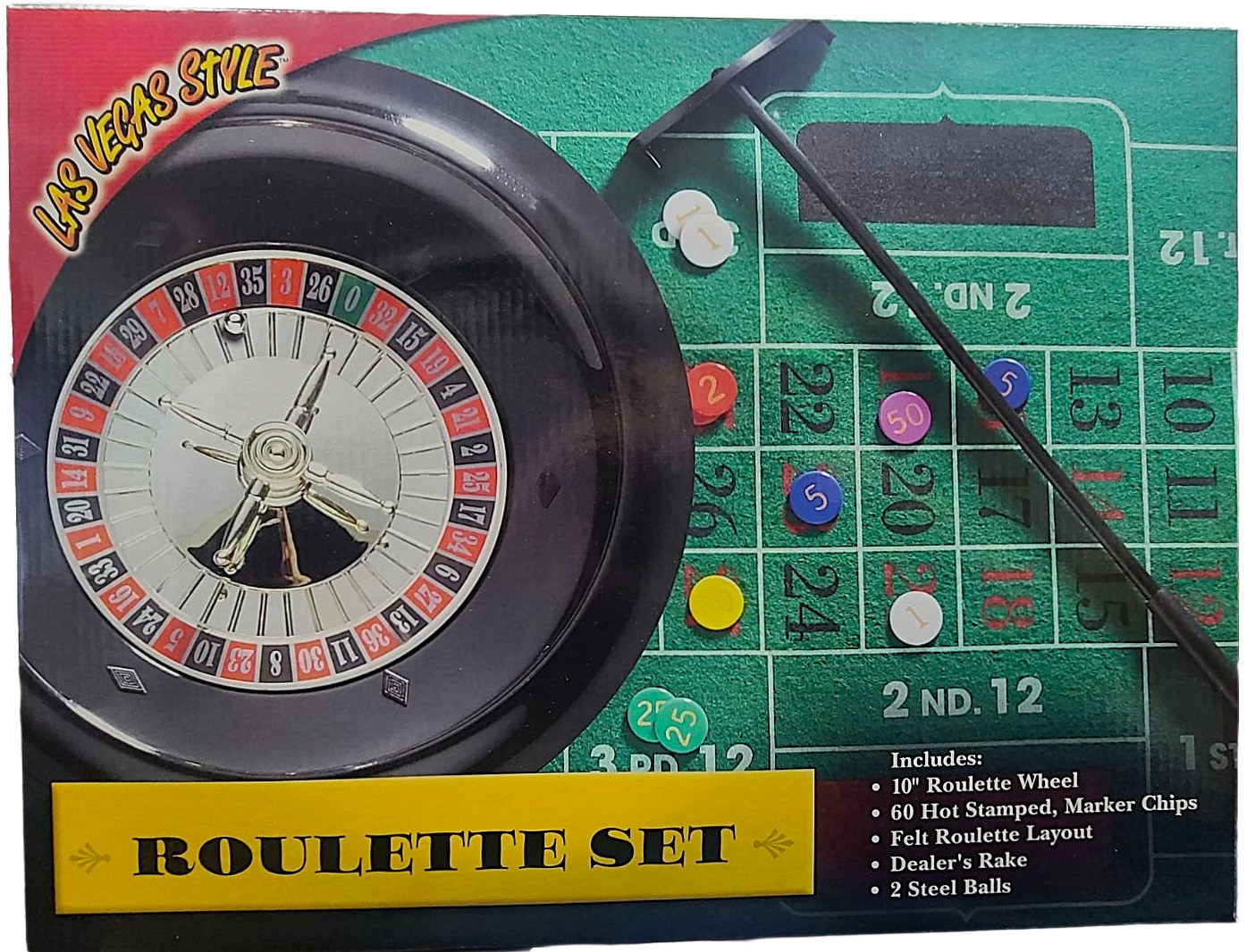 Deluxe Roulette Set with 10\