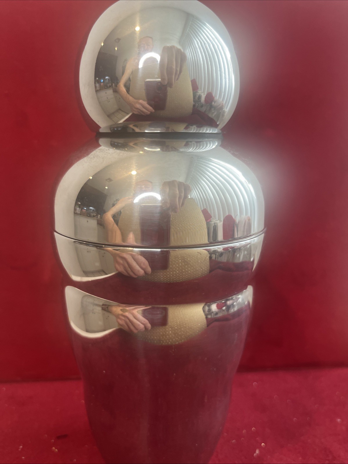 Vintage CROMARGAN WMF Stainless Steel Cocktail Shaker Germany MCM Mid-Century Vintage CROMARGAN WMF Stainless Steel Cocktail Shaker Germany MCM Mid-Century