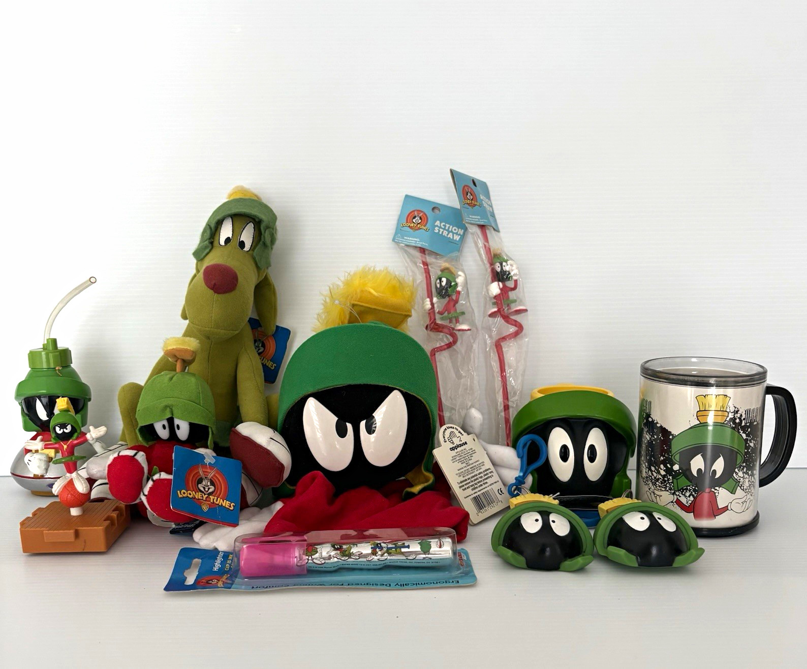 VTG 90s Marvin the Martian & K-9 . 12-Piece Collector Lot MINT NOS Applause WB