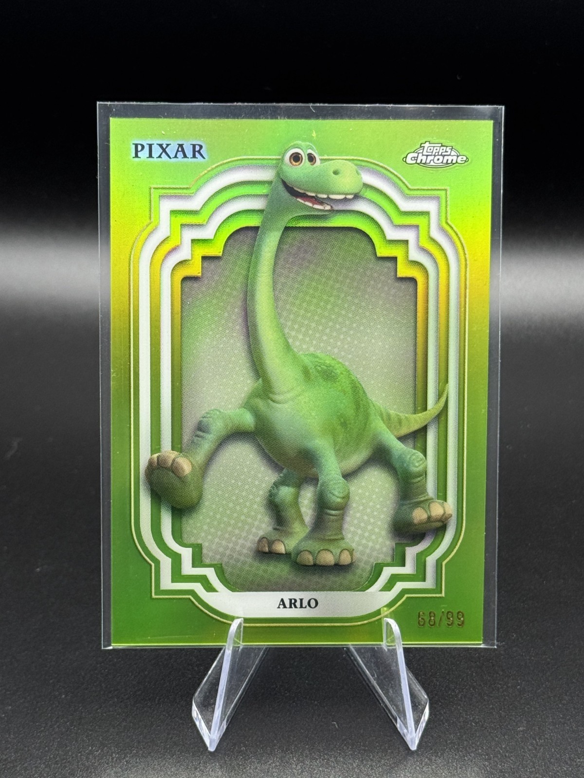 2024 Topps Chrome Disney /99 ARLO GREEN REFRACTOR #164 The Good Dinosaur