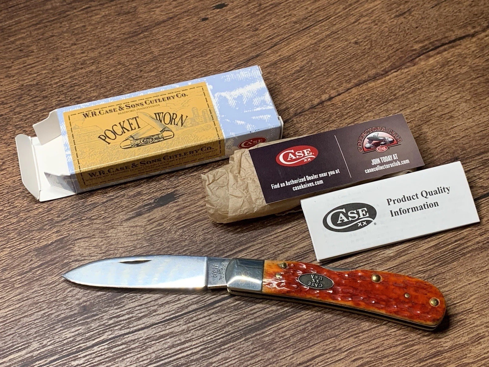 Gently USED Case XX Tony Bose Pocket Worn No 23008 Whiskey Bone Tribal Lock