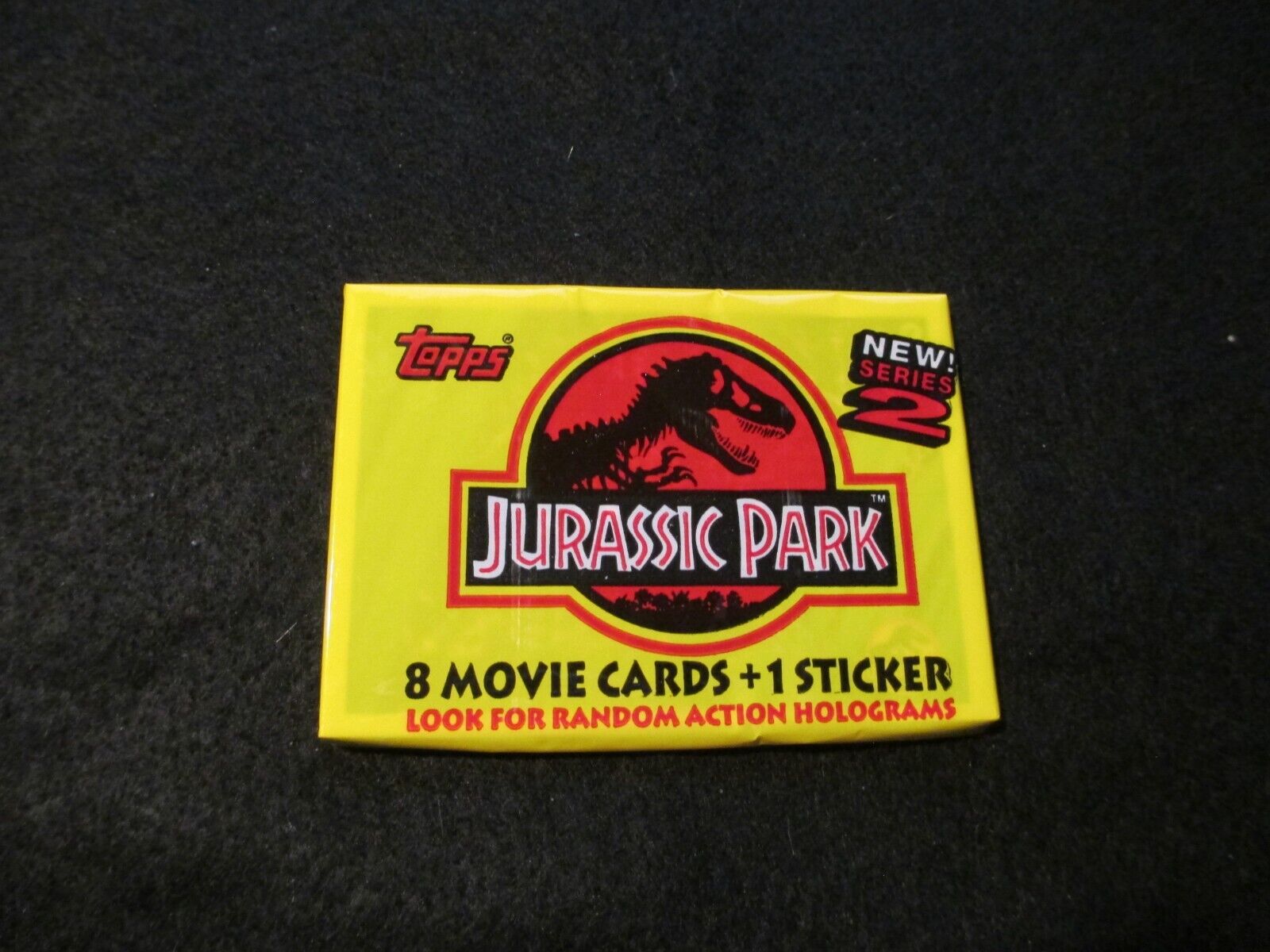 1992 Topps Jurassic Park Series 2 Unopened Trading Card Pack 