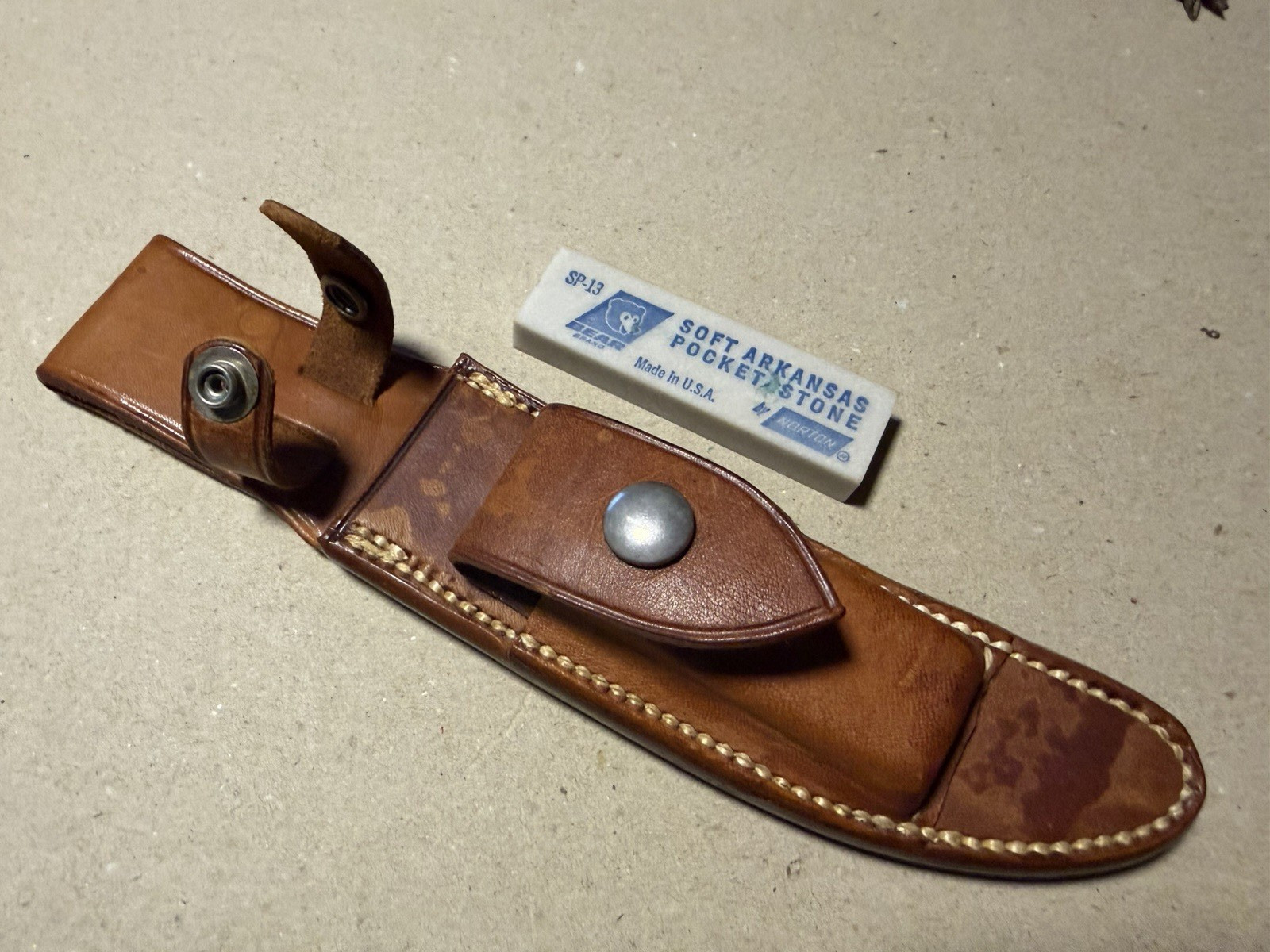 Randall Made Knives Model 7-5 VTG Vintage Leather Knife Sheath Orlando FL (Read) Randall Made Knives Model 7-5 VTG Vintage Leather Knife Sheath Orlando FL (Read)
