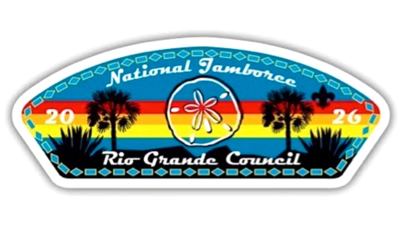 BSA RIO GRANDE COUNCIL OA 272 JAMBOREE 2026 JSP CSP PATCH RARE SOUTHWEST ART