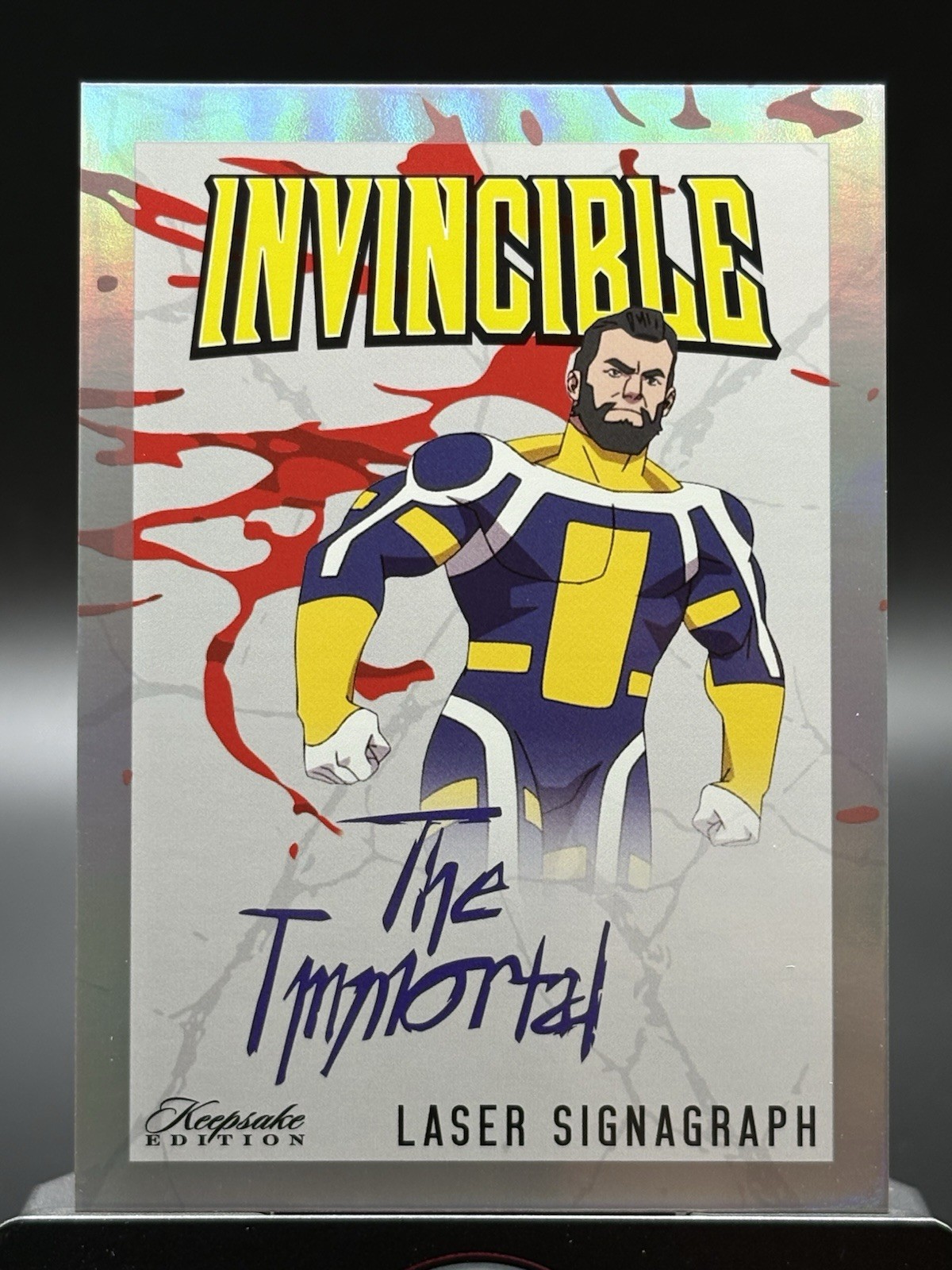 2026 Invincible The Immortal 2026 Laser Signagraph Holo #346 2026 Invincible The Immortal 2026 Laser Signagraph Holo #346