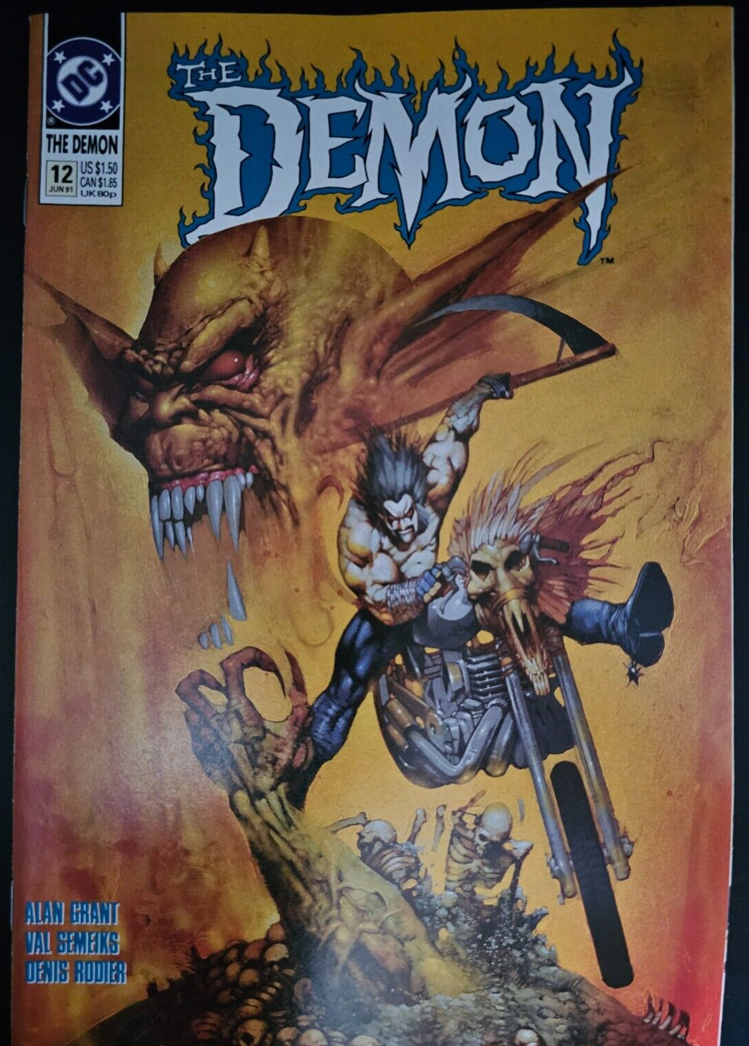 The Demon DC Comics 1991 Alan Grant Val Semeiks Jack Kirby No. 12 Etrigan RAW