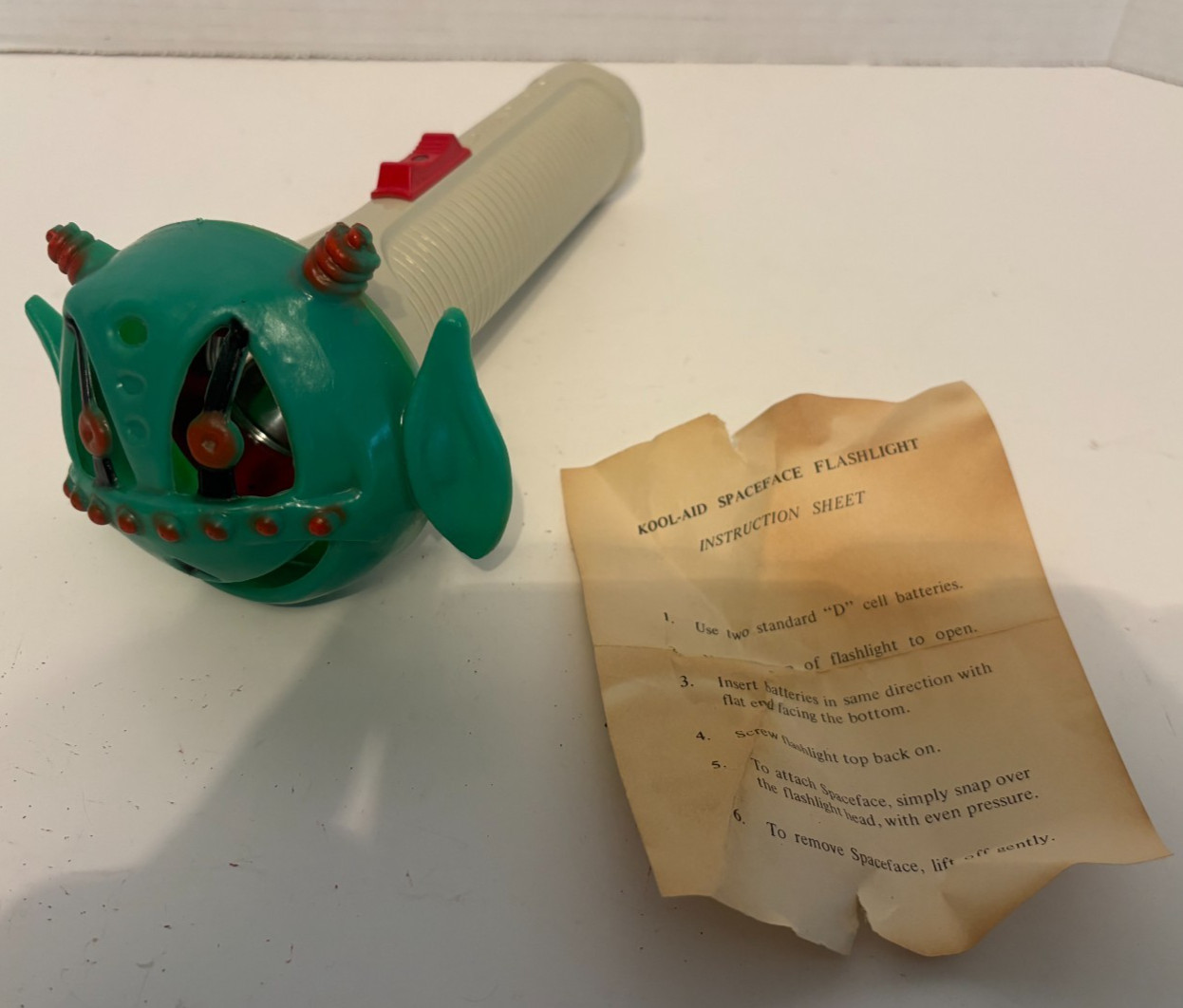 Kool-Aid : SpaceFace Flashlight 1960's - RARE - Vintage - Tested HTF Clean Kool-Aid : SpaceFace Flashlight 1960's - RARE - Vintage - Tested HTF Clean