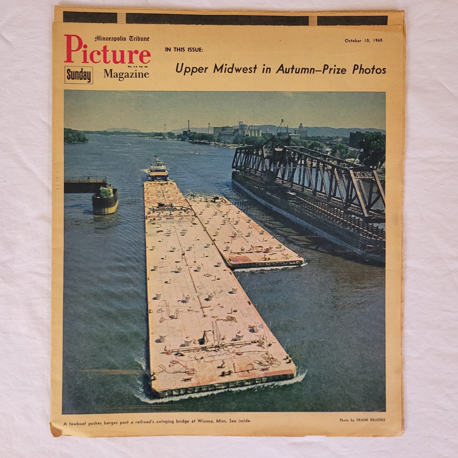 Vintage Minneapolis Tribune Picture Sunday Magazine October 10 1965 Hanes Ad