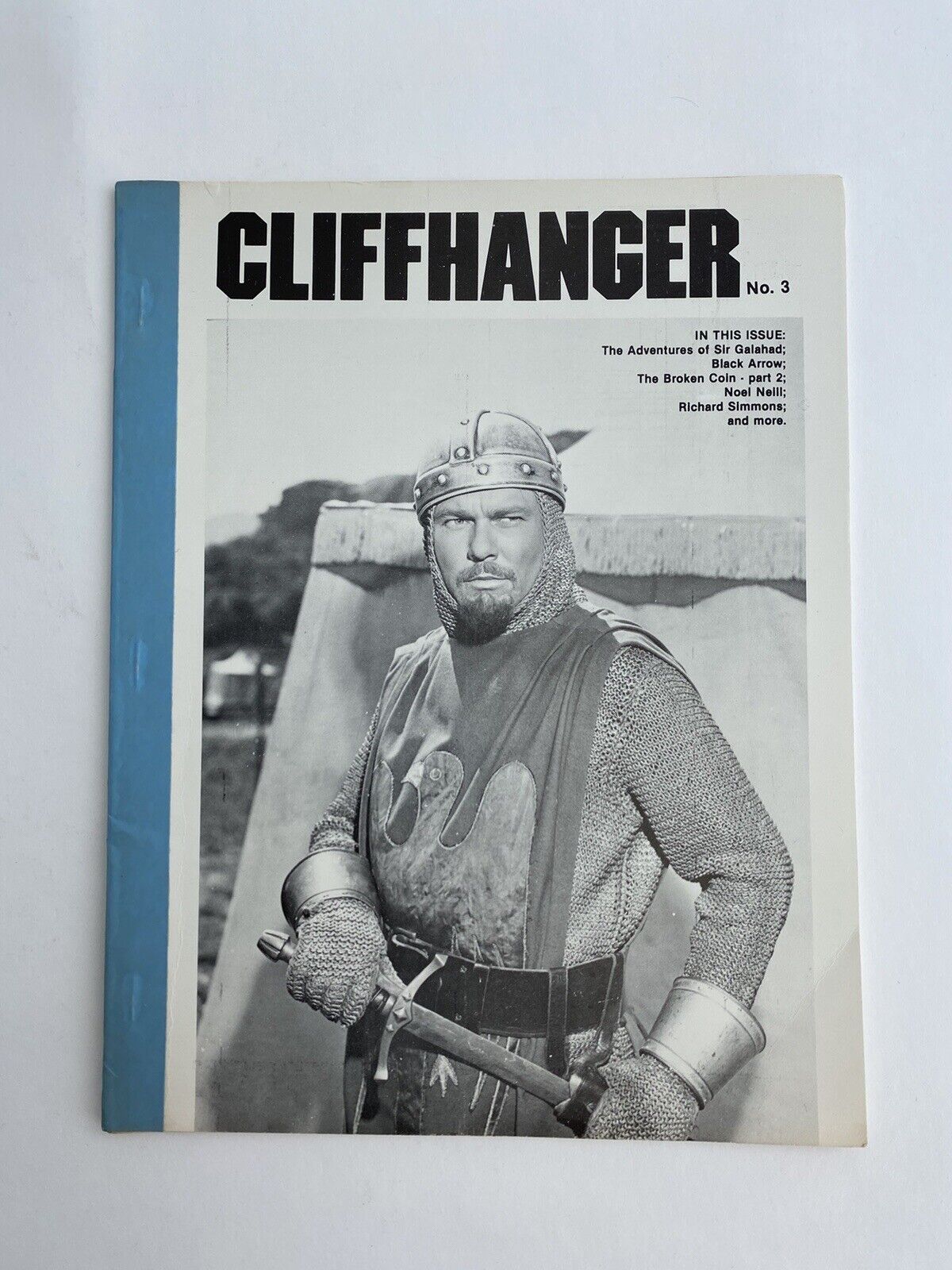 Cliffhanger Magazine Fanzine Film Movie 1984 Don Harvey Sir Galahad Cover