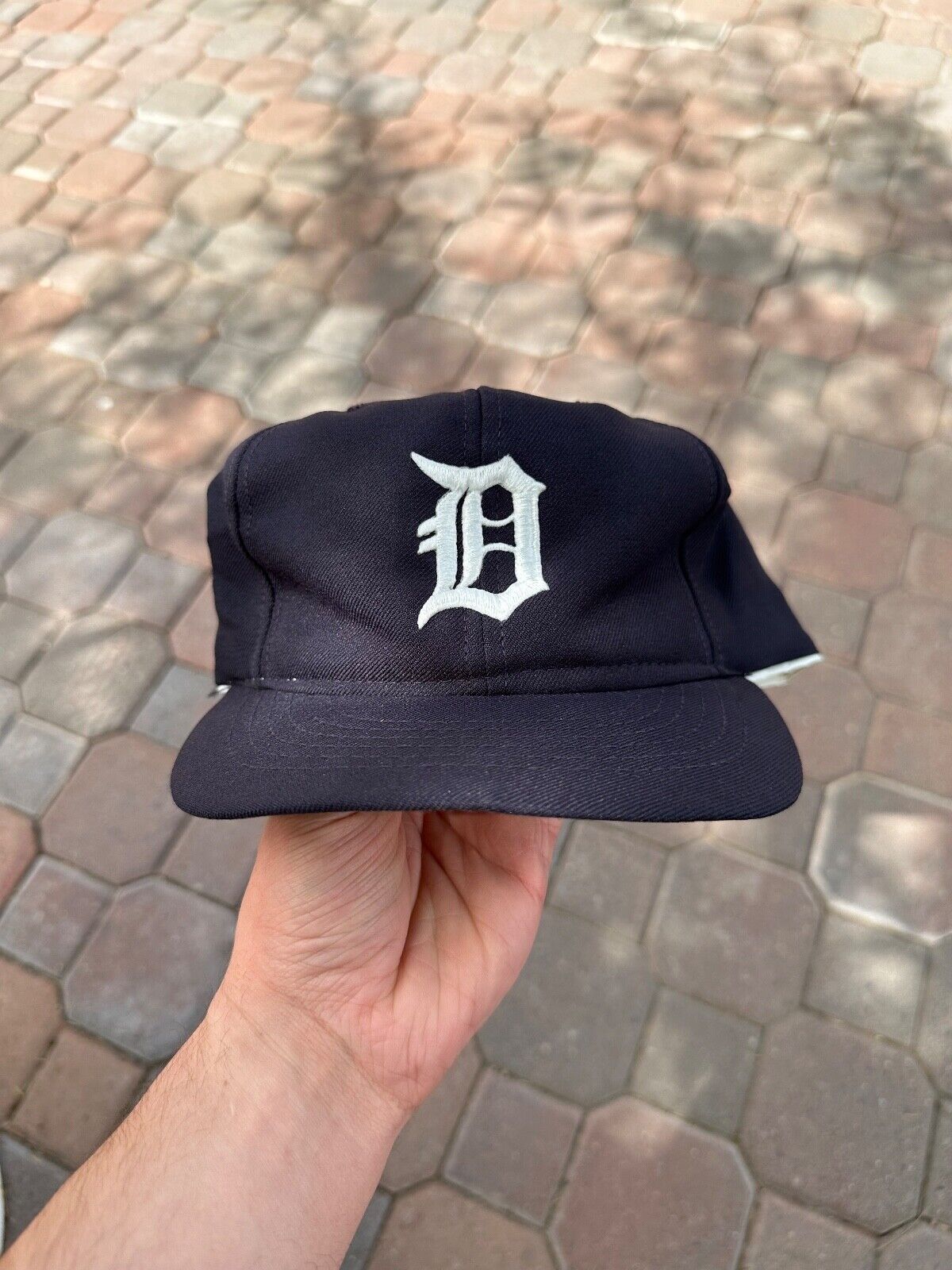 Vintage Detroit Tigers Annco Snapback Hat MLB Adjustable Plain Logo