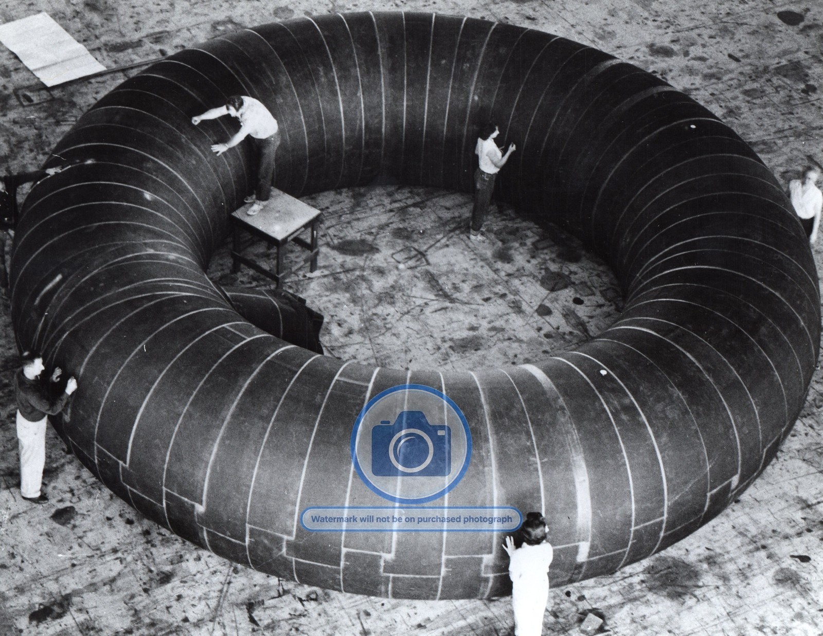 INFLATABLE ORBITAL STATION CONCEPT NASA 1961 8.5X11 PHOTO INFLATABLE ORBITAL STATION CONCEPT NASA 1961 8.5X11 PHOTO
