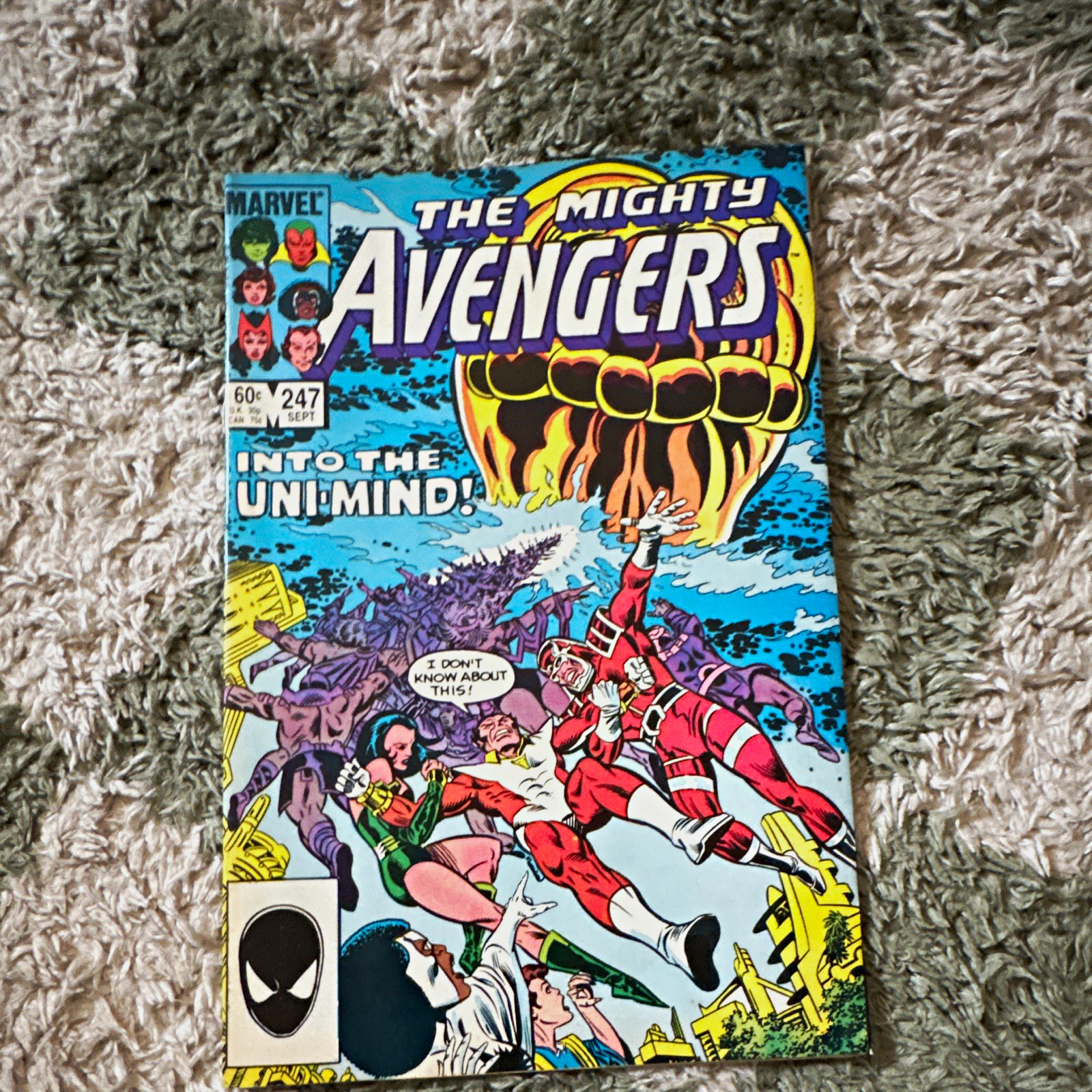 Marvel Comics The Mighty Avengers #247 Bronze Age Single Issue Color Marvel Comics The Mighty Avengers #247 Bronze Age Single Issue Color