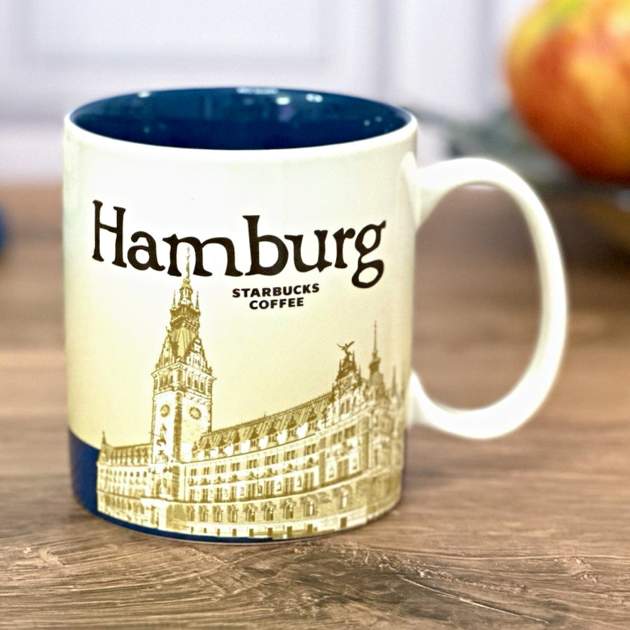 Starbucks Hamburg Germany Global Icon City Mug 16 oz 2014 New Unused