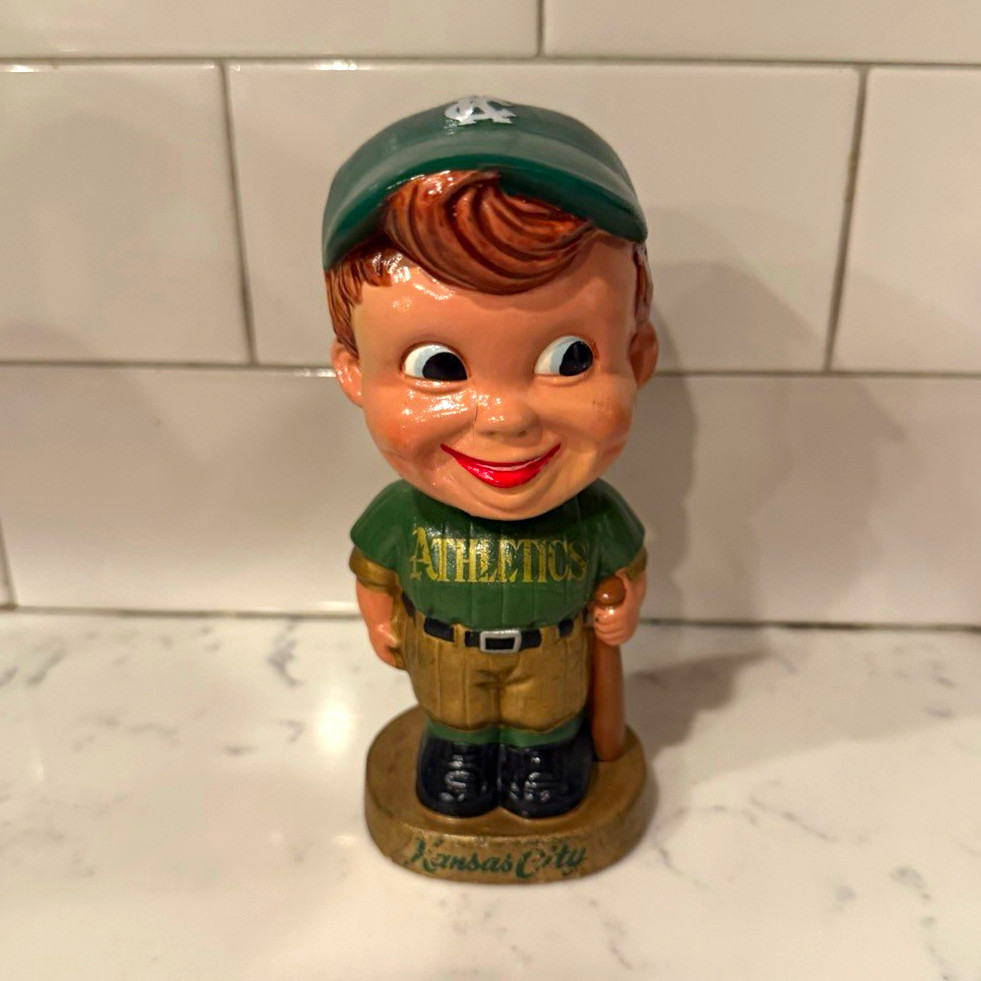 Vintage 1960s Kansas City Athletics bobblehead Nodder Vintage 1960s Kansas City Athletics bobblehead Nodder