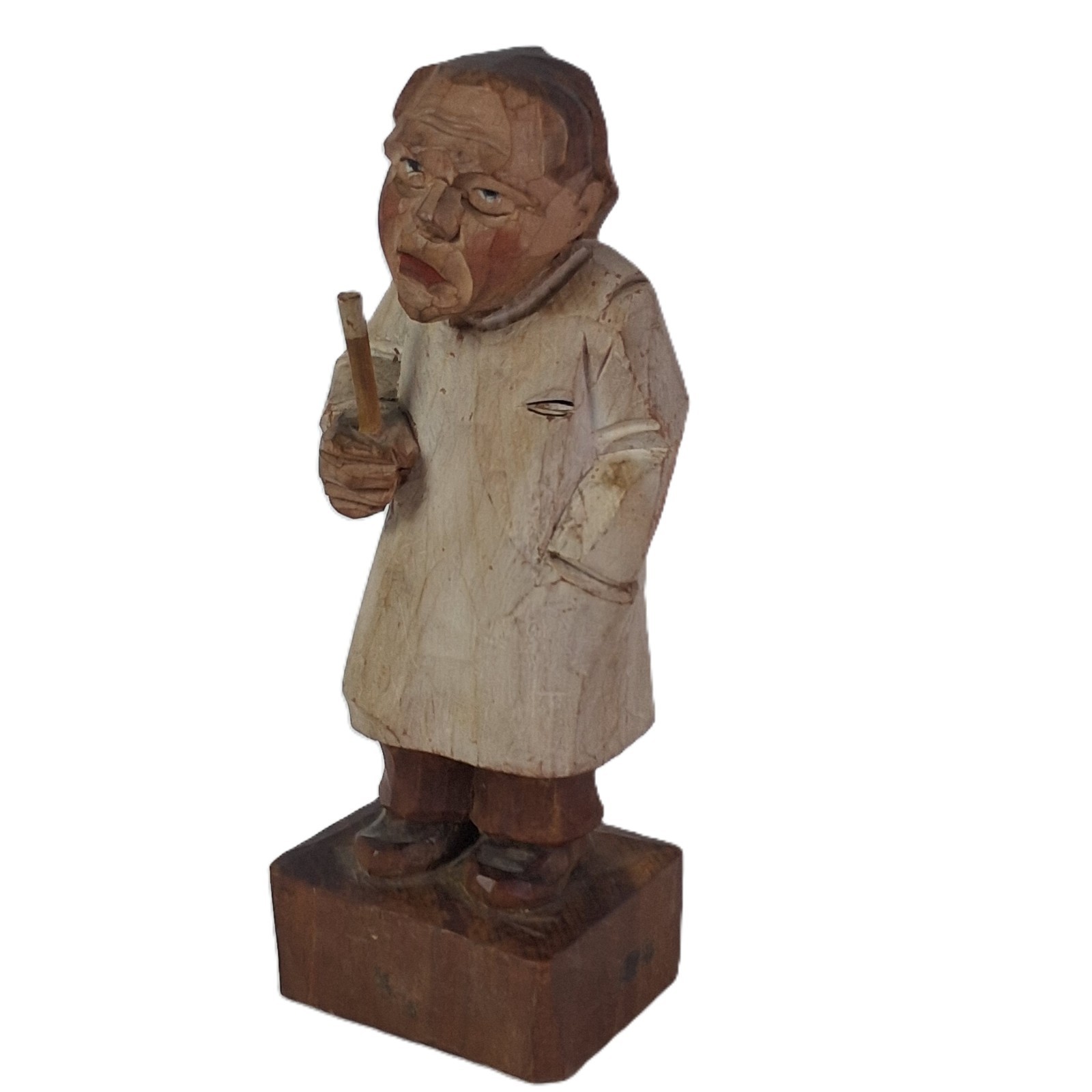 Vintage Hand Carved Wooden German DOCTOR  6