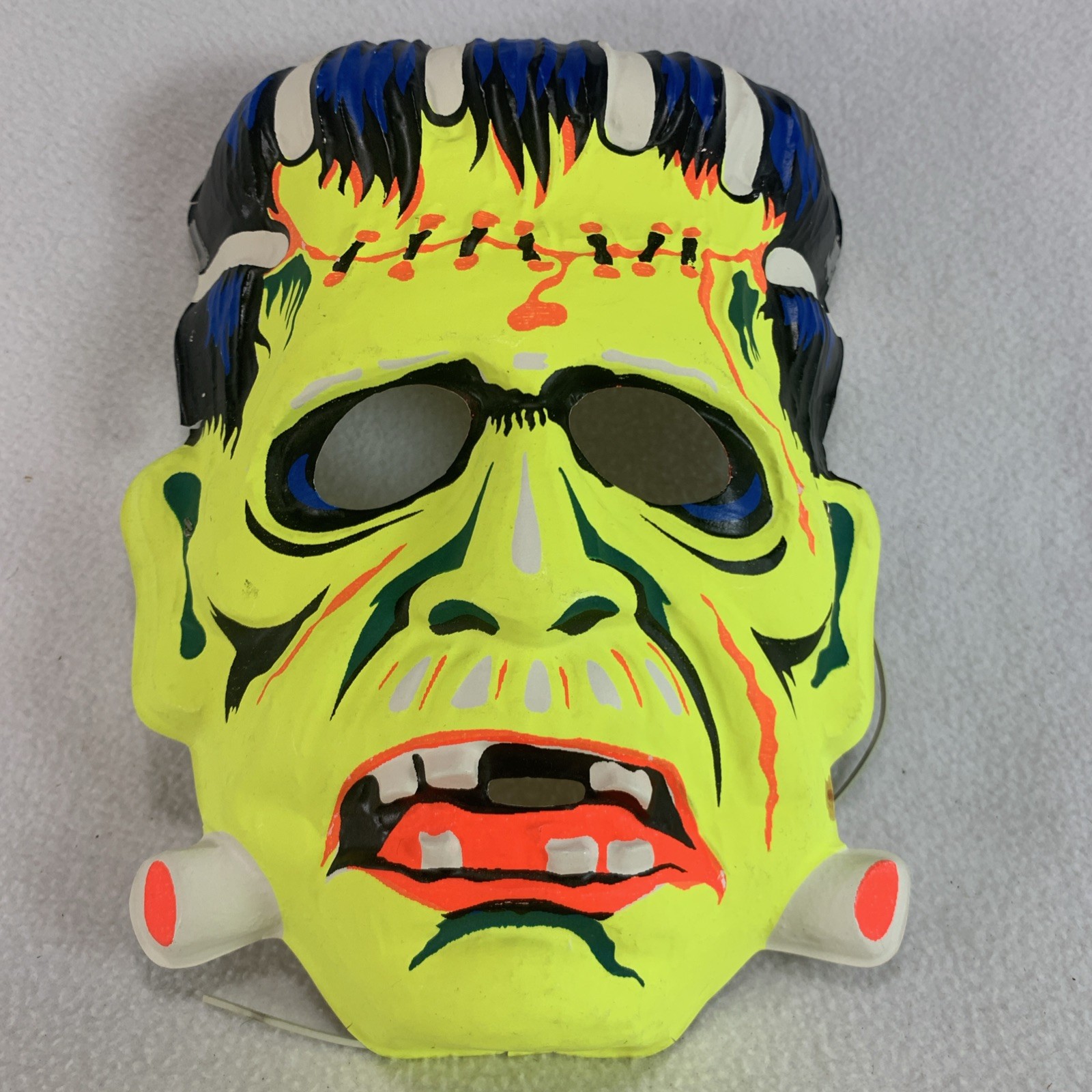 Vintage 1970’s Child’s Ben Cooper Frankenstein Monster Plastic Halloween Mask Vintage 1970’s Child’s Ben Cooper Frankenstein Monster Plastic Halloween Mask