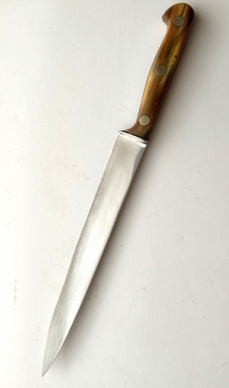 Vintage Hoffritz 8” Horn Stainless Steel Germany Knife NICE Vintage Hoffritz 8” Horn Stainless Steel Germany Knife NICE
