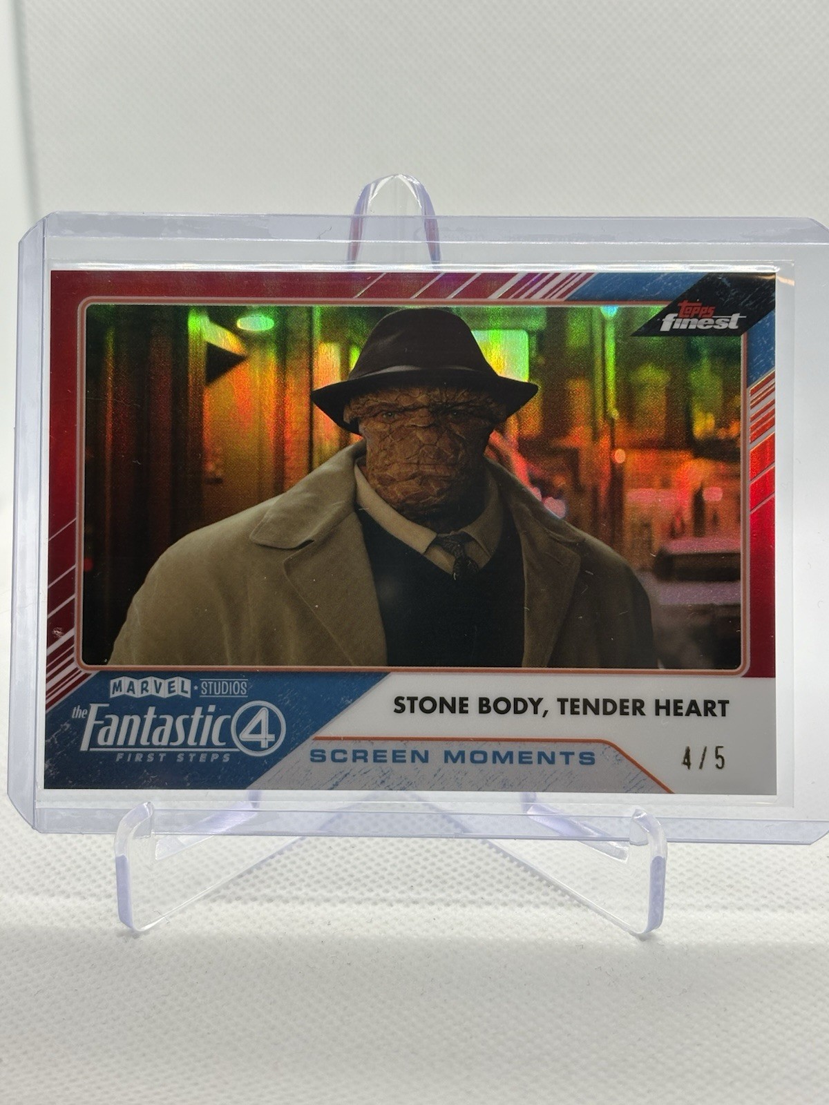 2026 Topps Finest Fantastic Four Stone Body Tender Heart /5 Screen Moments SM-07 2026 Topps Finest Fantastic Four Stone Body Tender Heart /5 Screen Moments SM-07