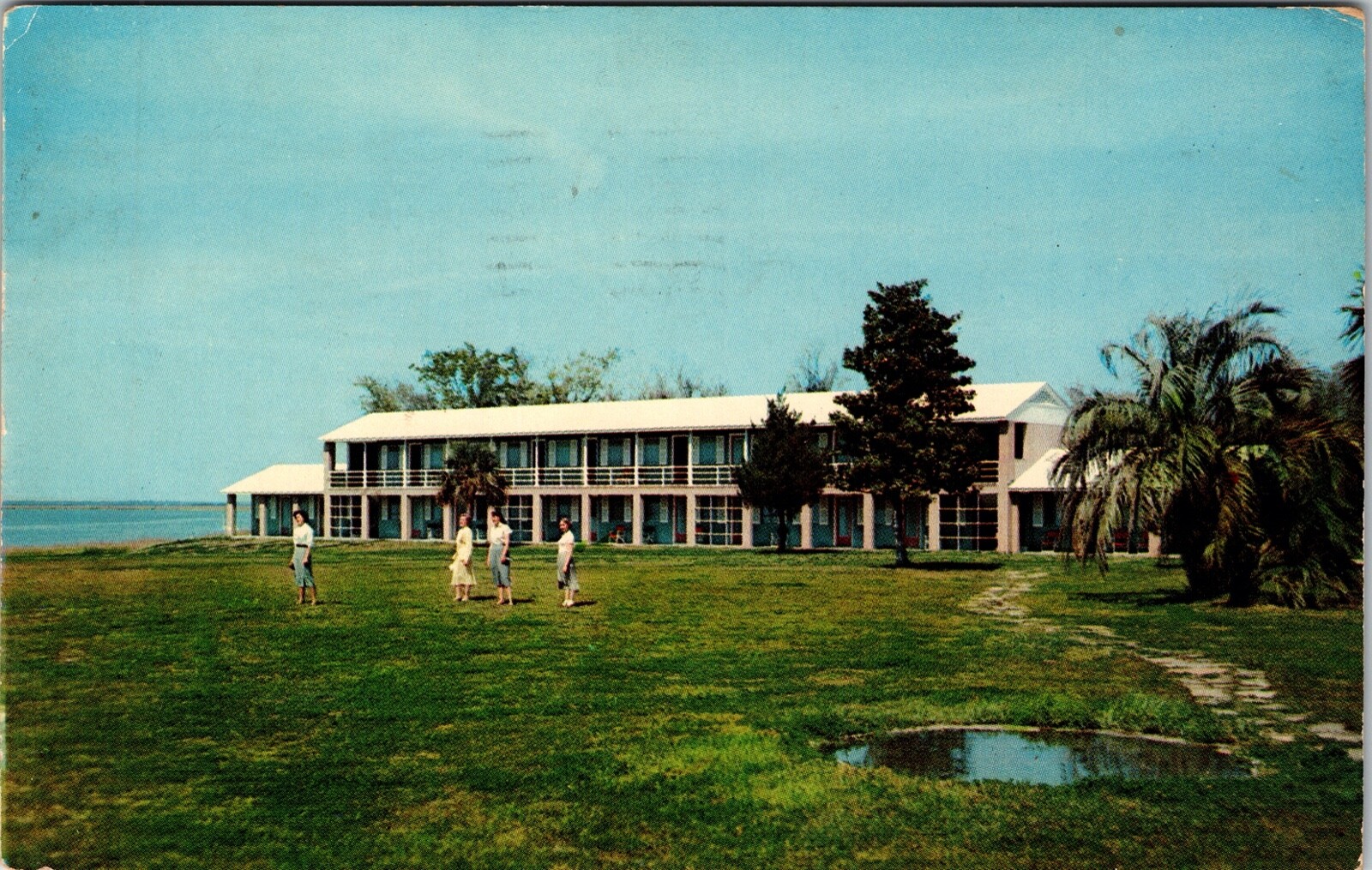 The Lodge Epworth by the Sea Simons Island Georgia Vintage Postcard GA Methodist
