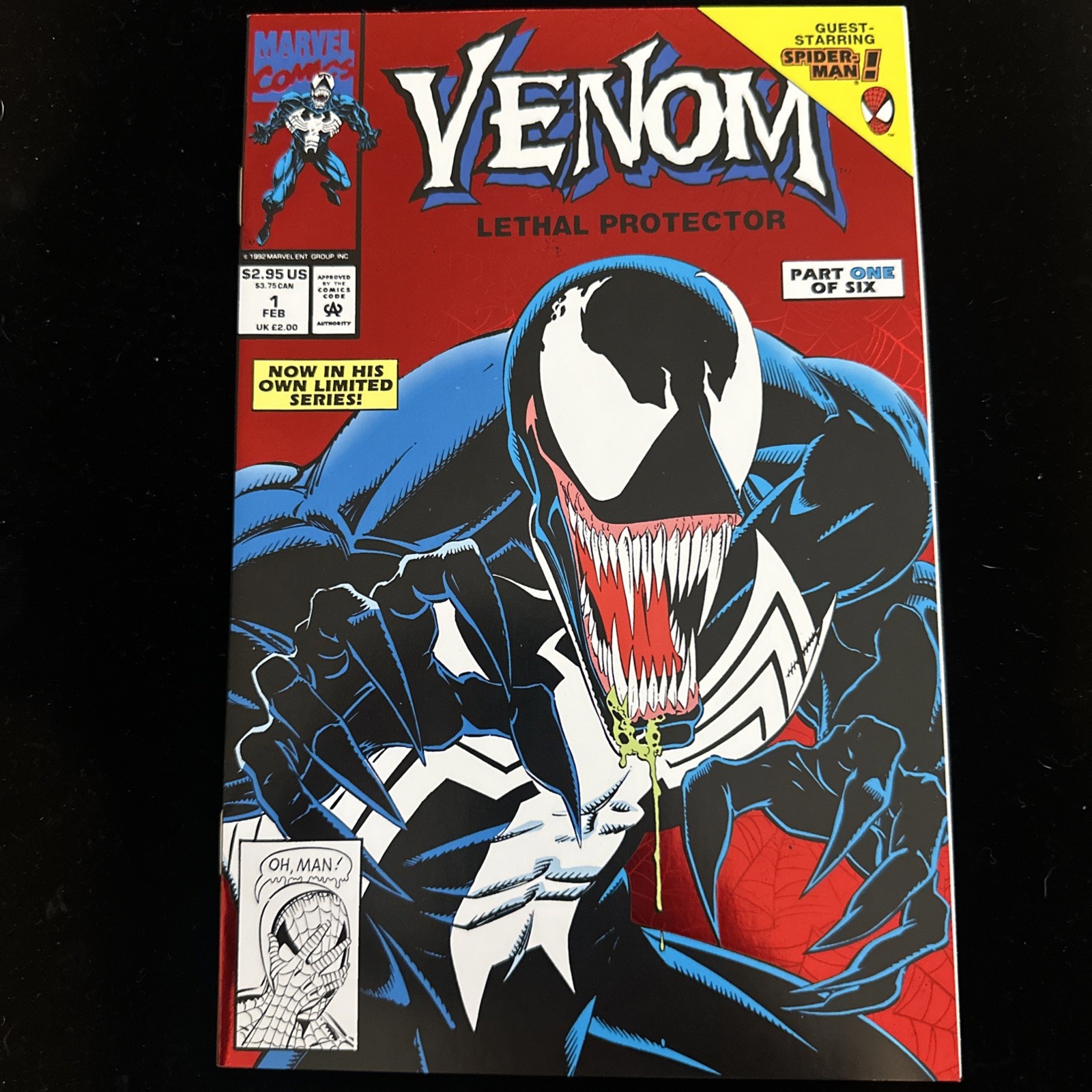 VENOM LETHAL PROTECTOR #1 1992 - Marvel Comics - HIGHE GRADE (NM - NM +) VENOM LETHAL PROTECTOR #1 1992 - Marvel Comics - HIGHE GRADE (NM - NM +)