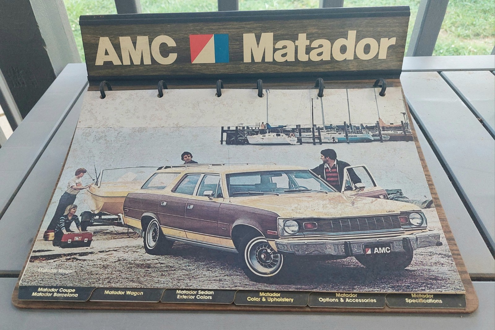 Vintage 1970s AMC MATADOR DEALER DISPLAY SIGN SHOWROOM ADVERTISING RAMBLER Vintage 1970s AMC MATADOR DEALER DISPLAY SIGN SHOWROOM ADVERTISING RAMBLER