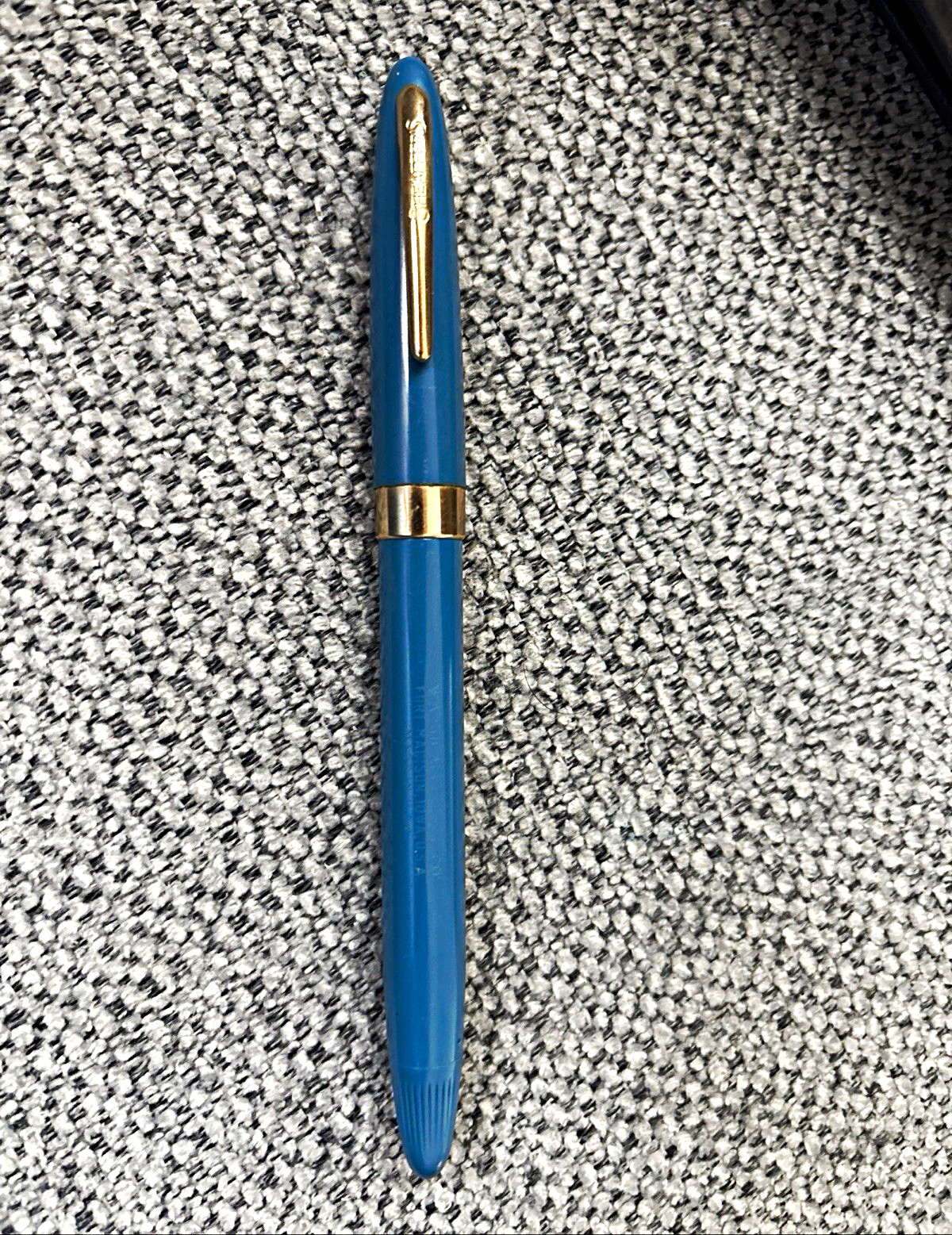 Vintage Sheaffer’s Snorkel Aqua Blue Fountain Pen 14K Nib Untested As Is Vintage Sheaffer’s Snorkel Aqua Blue Fountain Pen 14K Nib Untested As Is