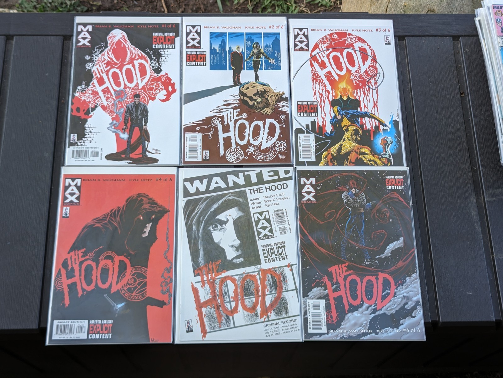 THE HOOD 1-6 MARVEL MAX 2002 COMPLETE SET SERIES NM THE HOOD 1-6 MARVEL MAX 2002 COMPLETE SET SERIES NM