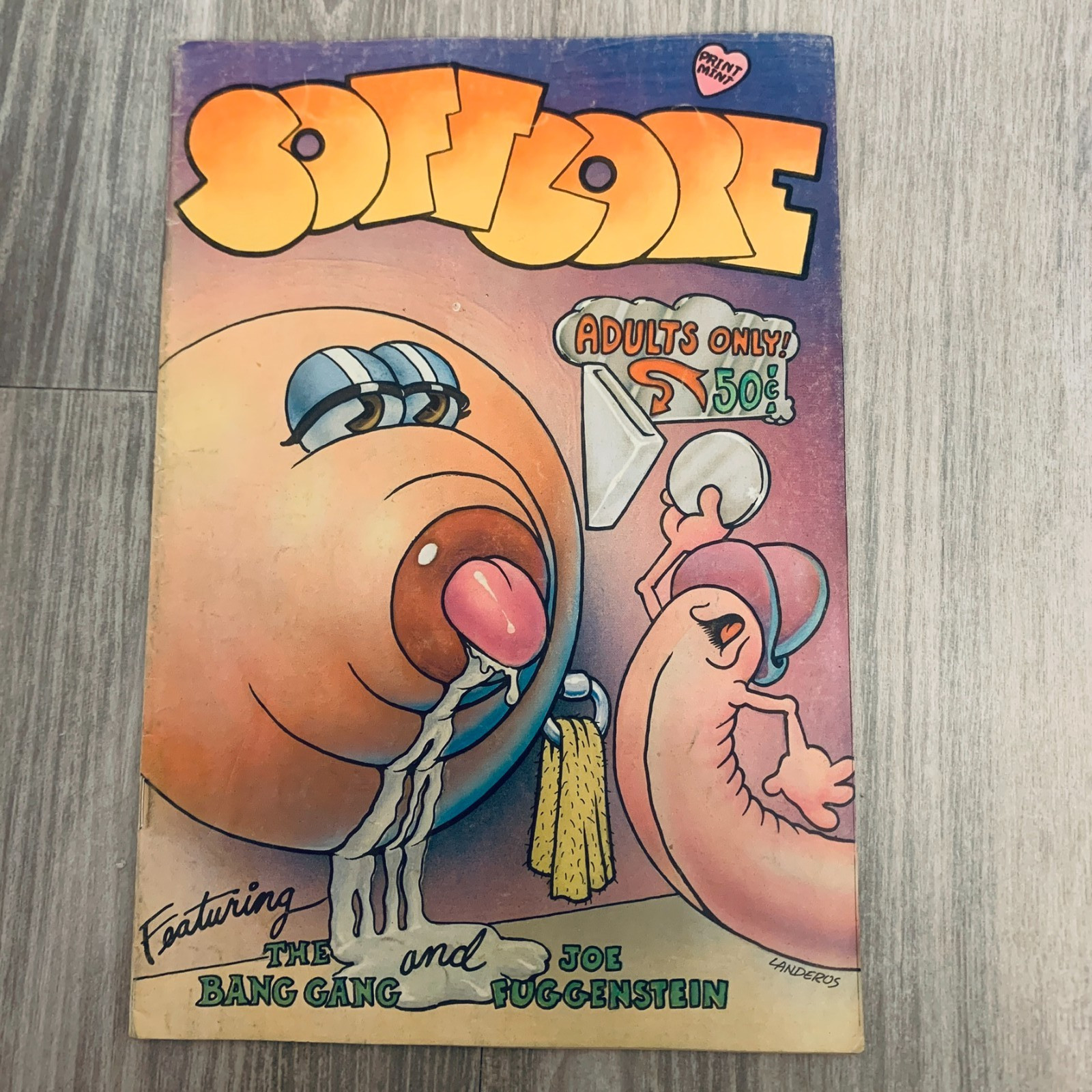 Soft Core Underground Comix 1973 Only Print Mint 50 Cents Bang Gang Fuggenstein