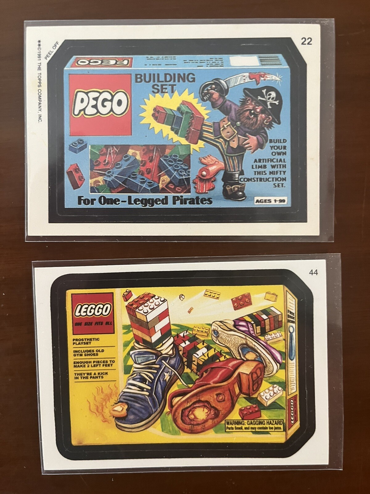 Wacky Packages Lego Spoof Cards 1991 and 2006 Topps Wacky Packages Lego Spoof Cards 1991 and 2006 Topps