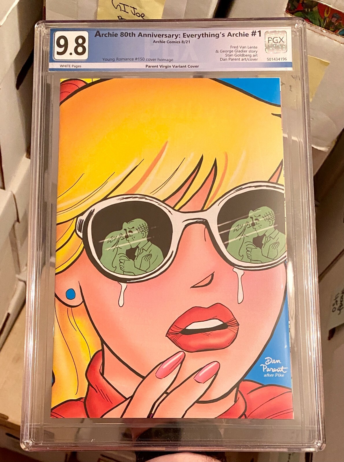 Everything's Archie 80th Anniversary #1 Parent Virgin Variant PGX (Not CGC) 9.8 Everything's Archie 80th Anniversary #1 Parent Virgin Variant PGX (Not CGC) 9.8