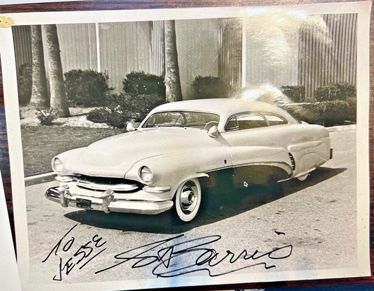 George Barris Car Customizer 8 X 10 Signed Photo Image Autograph