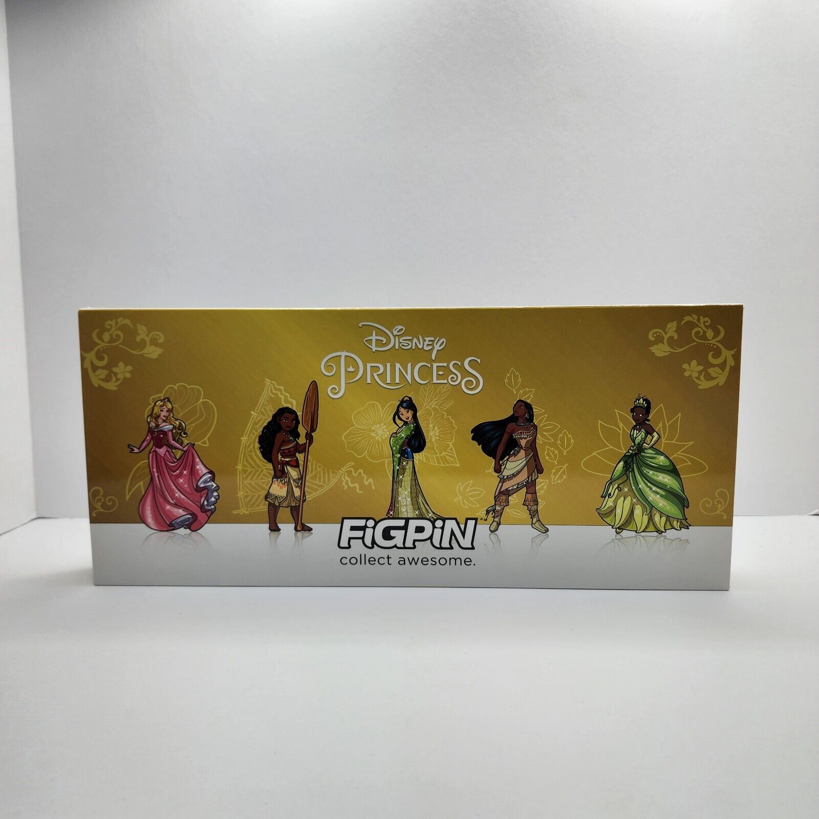 FIGPIN Disney Princesses Deluxe Box Set 2021-GOLD 