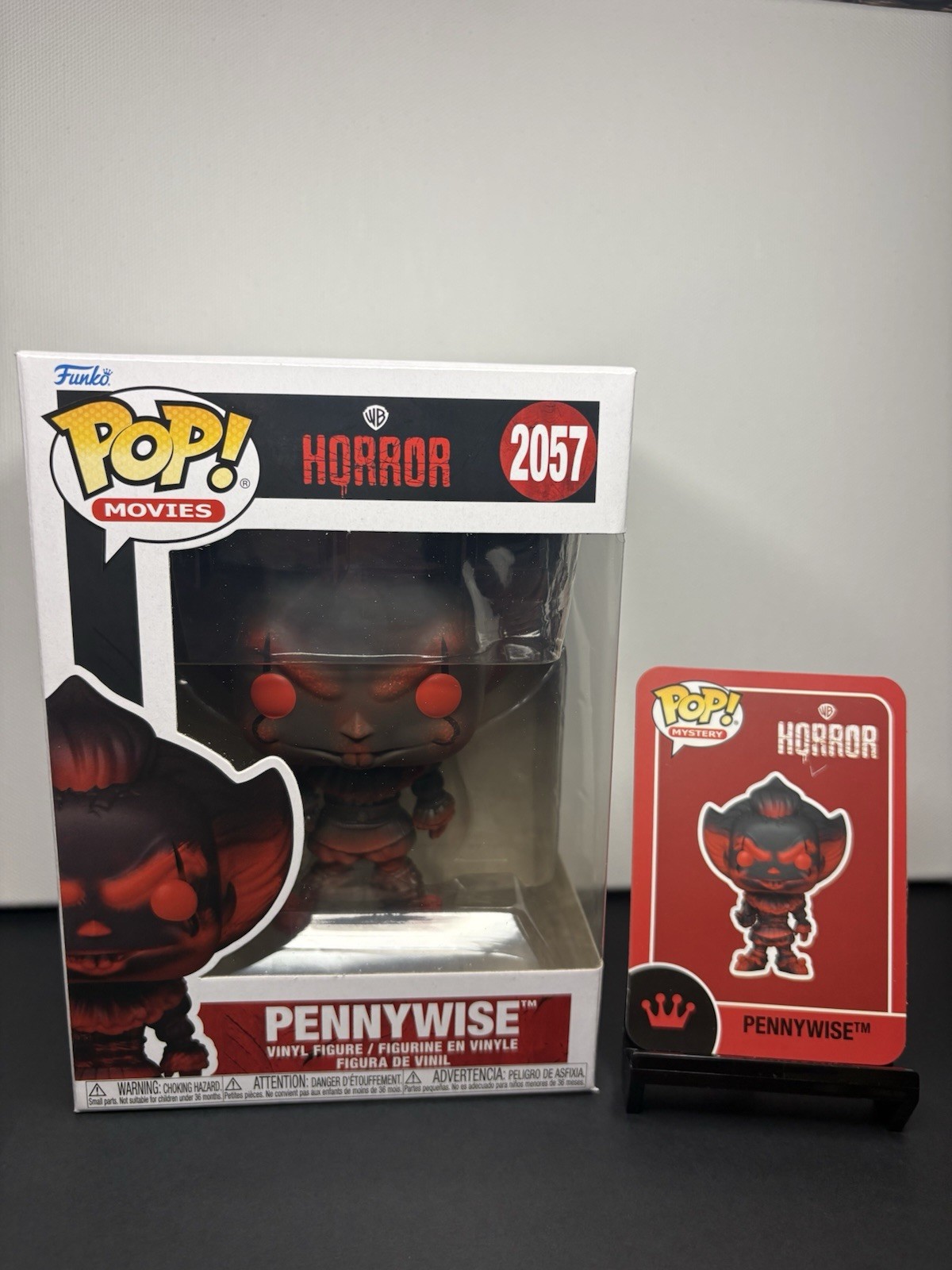 🔥Funko Pop Horror Movies It: Pennywise #2057 Mystery Funko W/Box & Card🔥 🔥Funko Pop Horror Movies It: Pennywise #2057 Mystery Funko W/Box & Card🔥