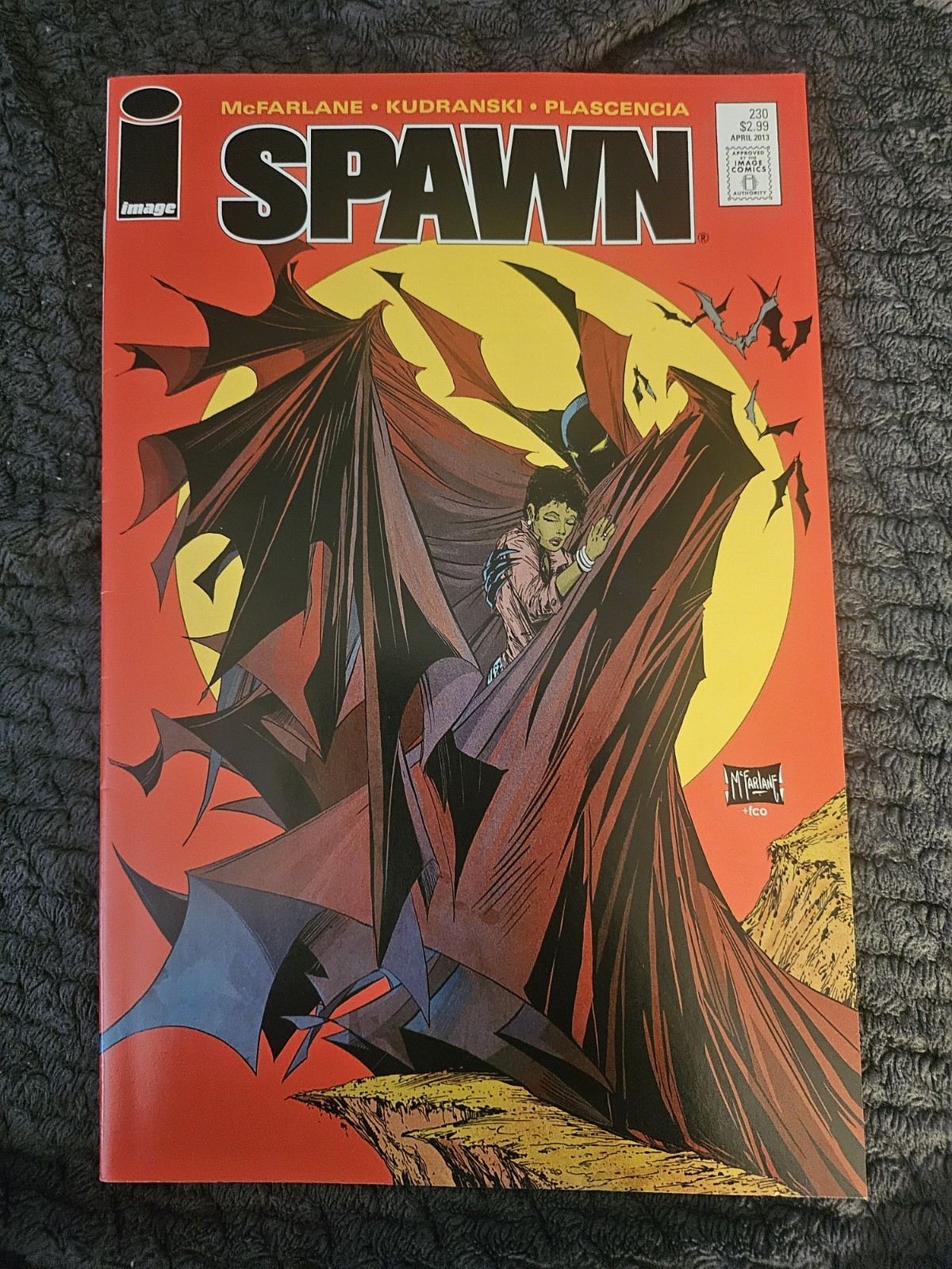 Spawn #230 Cover A Todd McFarlane Batman #423 Homage (2013) Image Comics Spawn #230 Cover A Todd McFarlane Batman #423 Homage (2013) Image Comics