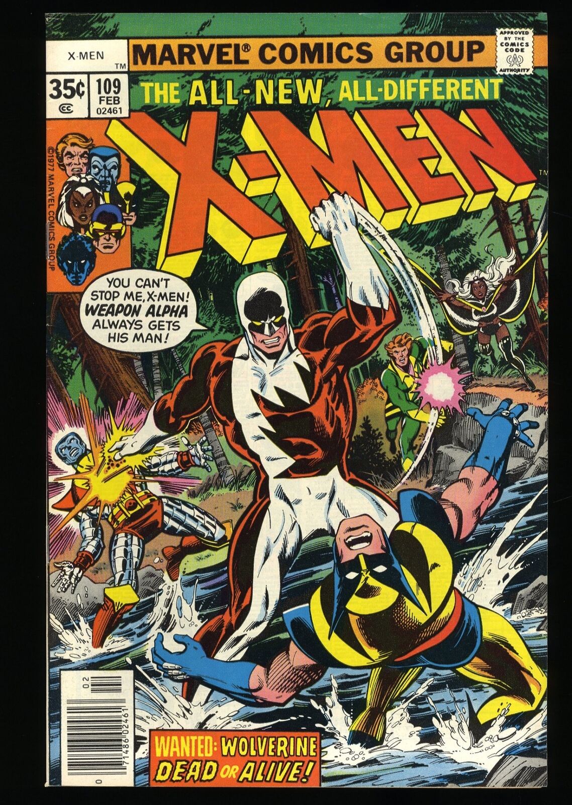 X-Men #109 VF/NM 9.0 1st Appearance Weapon Alpha Chris Claremont Marvel 1978