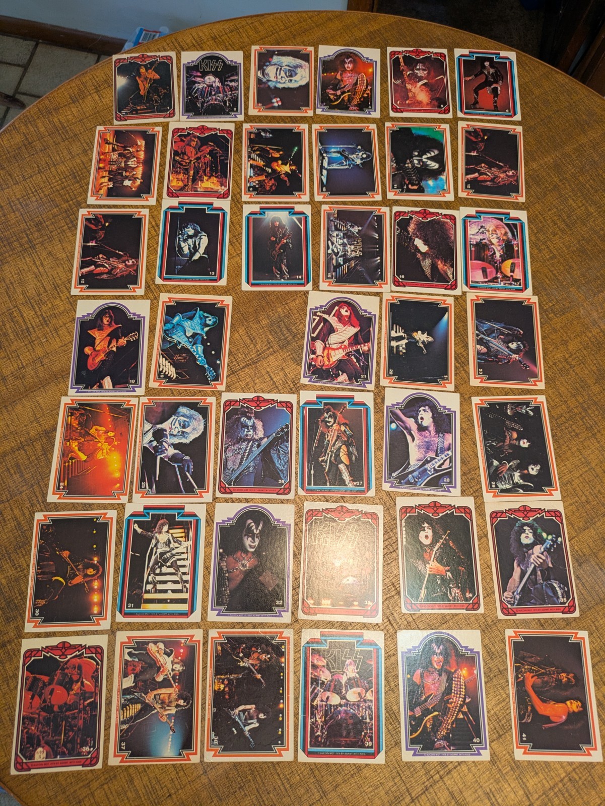 1978 DONRUSS KISS CARDS LOT OF 100 Rare 1978 DONRUSS KISS CARDS LOT OF 100 Rare