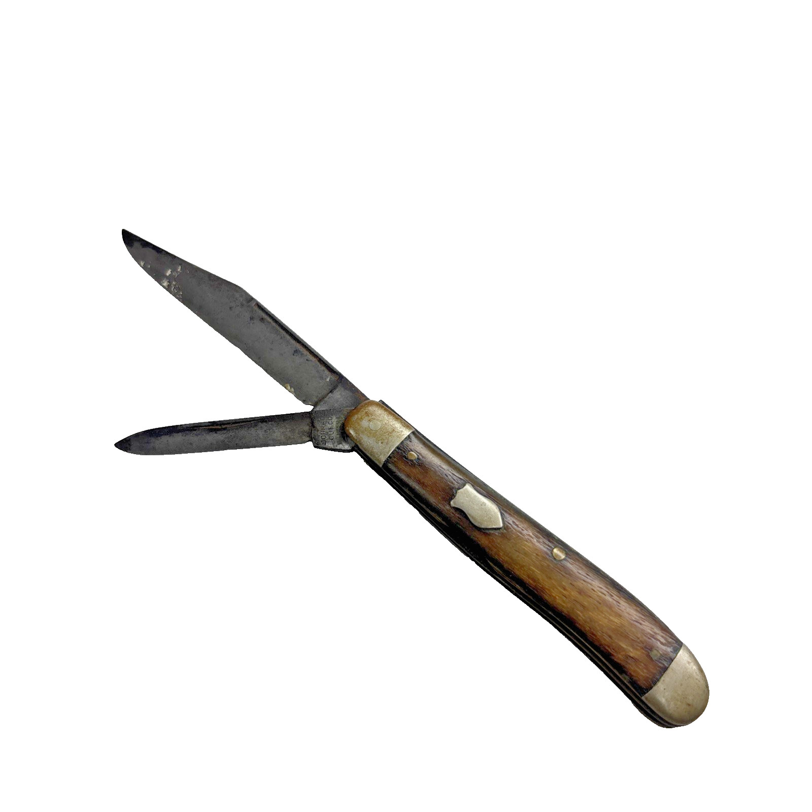 Vintage SCHRADE CUT. CO. WALDEN, N.Y. Pre 1946 Jack Knife Crest Shield Vintage SCHRADE CUT. CO. WALDEN, N.Y. Pre 1946 Jack Knife Crest Shield