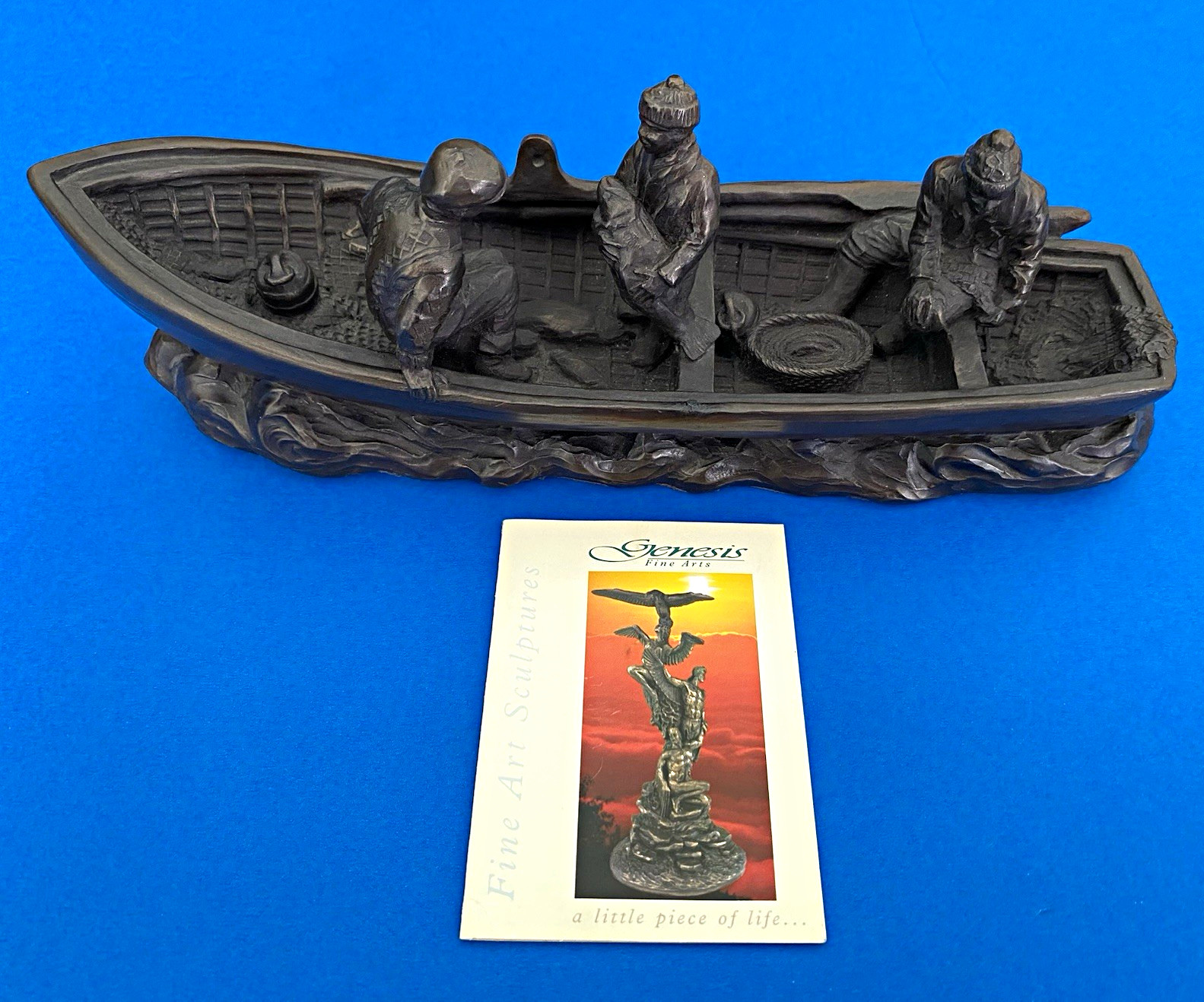 Genesis Fine Arts “The Currach” (small) Bronze Sculpture by B.A. Ormond w/ COA Genesis Fine Arts “The Currach” (small) Bronze Sculpture by B.A. Ormond w/ COA