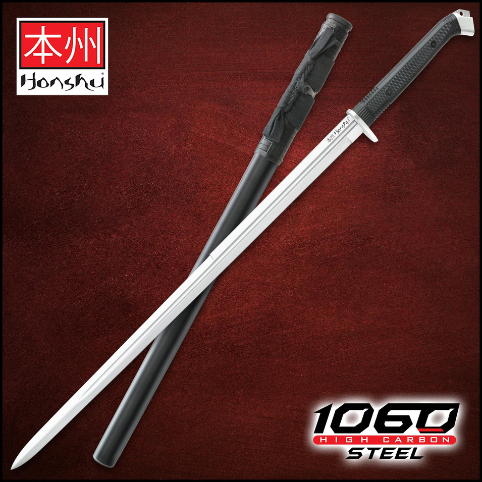 Honshu Boshin Double Edge Sword 30 1/2” 1060 High Carbon Steel Blade