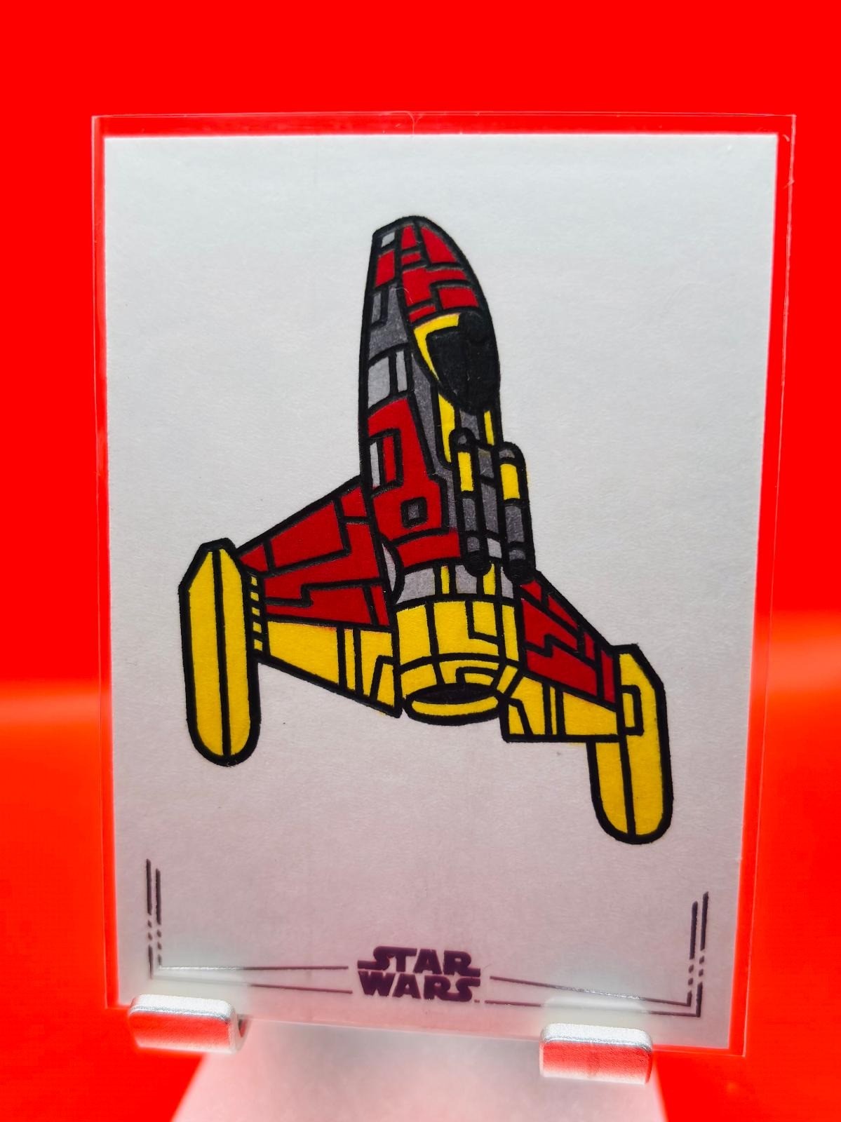 2026 Topps Chrome Star Wars Fiend Fighter Sketch 1/1 Auto Jamie Richards