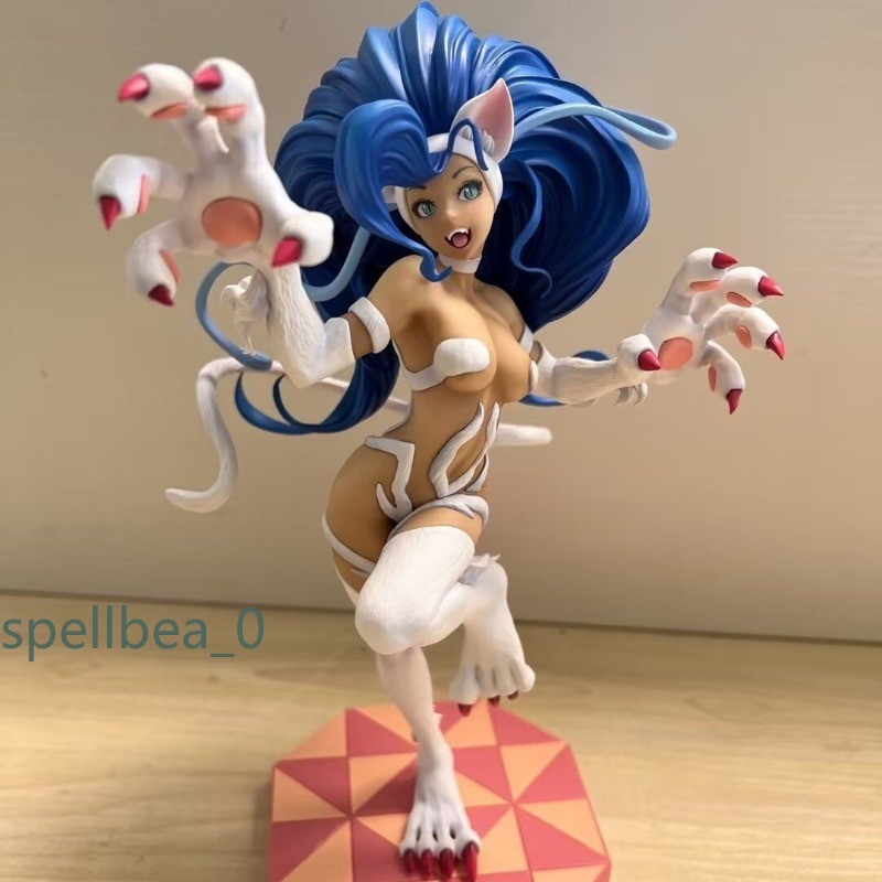 Anime Vampire Felicia Cat Girls PVC Figure Toys Darkstalkers Collection Statue Anime Vampire Felicia Cat Girls PVC Figure Toys Darkstalkers Collection Statue
