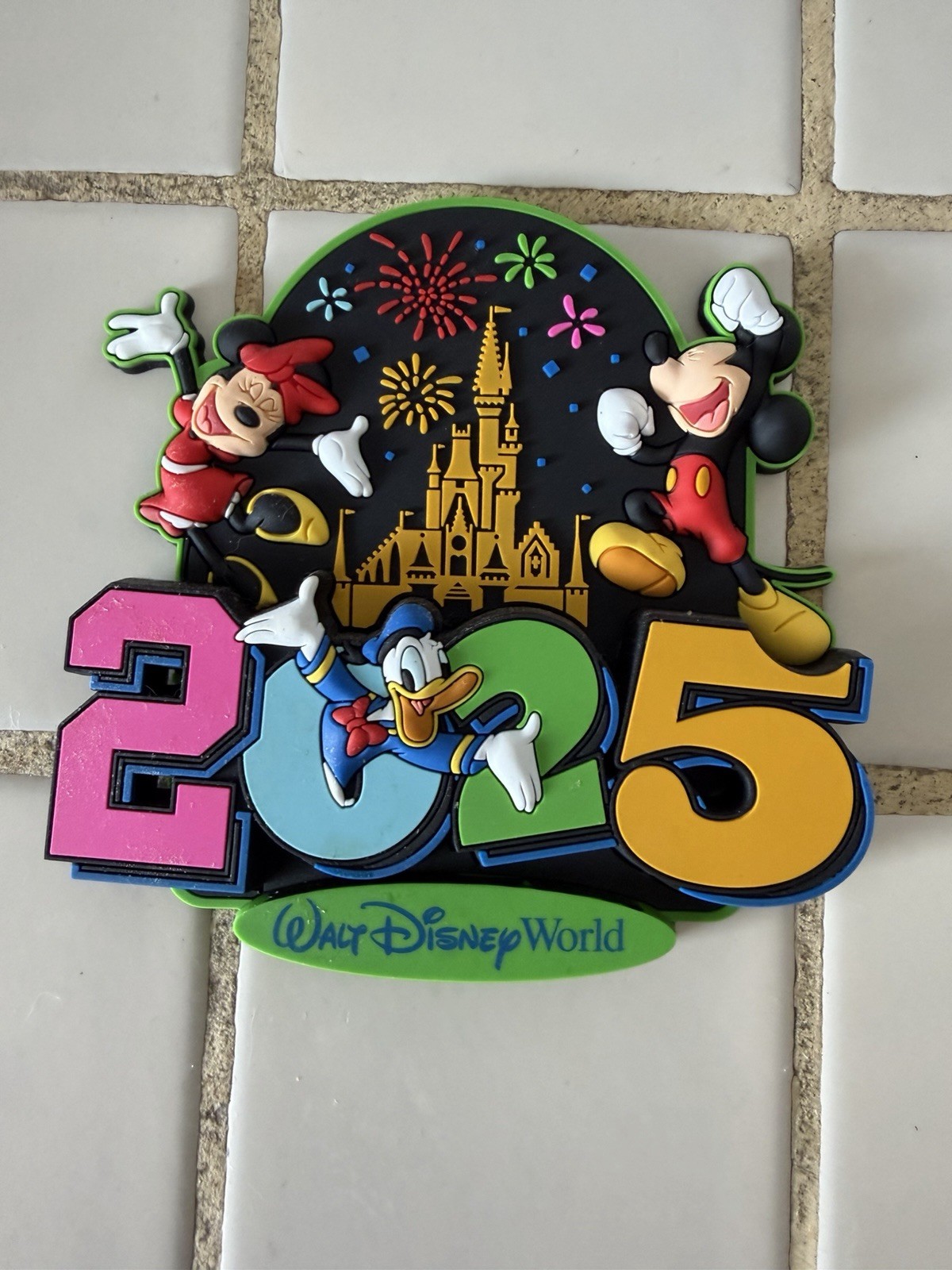 Disney Parks Mickey Mouse 2025 Walt Disney World WDW Fridge Magnet NEW Disney Parks Mickey Mouse 2025 Walt Disney World WDW Fridge Magnet NEW