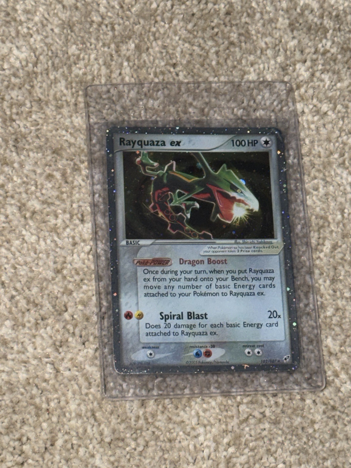 Pokemon Rayquaza ex 102/107 EX Deoxys Holo Ultra Rare English Pokemon Rayquaza ex 102/107 EX Deoxys Holo Ultra Rare English